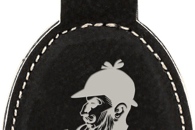 Leatherette Keychains Black Acid Apparel