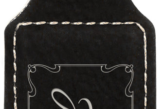 Leatherette Keychains Black Acid Apparel