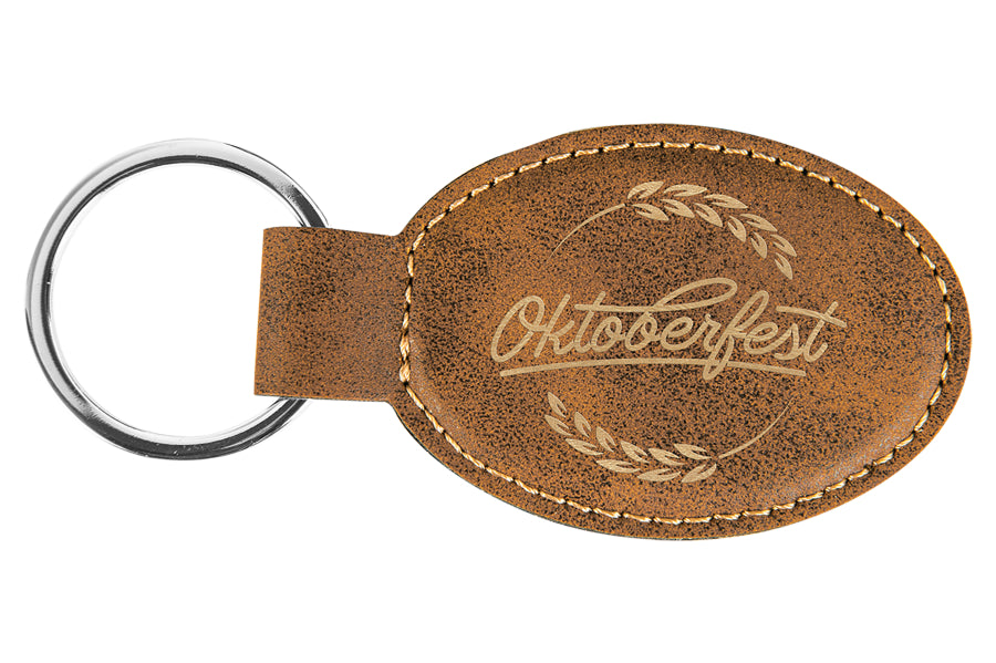 Leatherette Keychains Black Acid Apparel