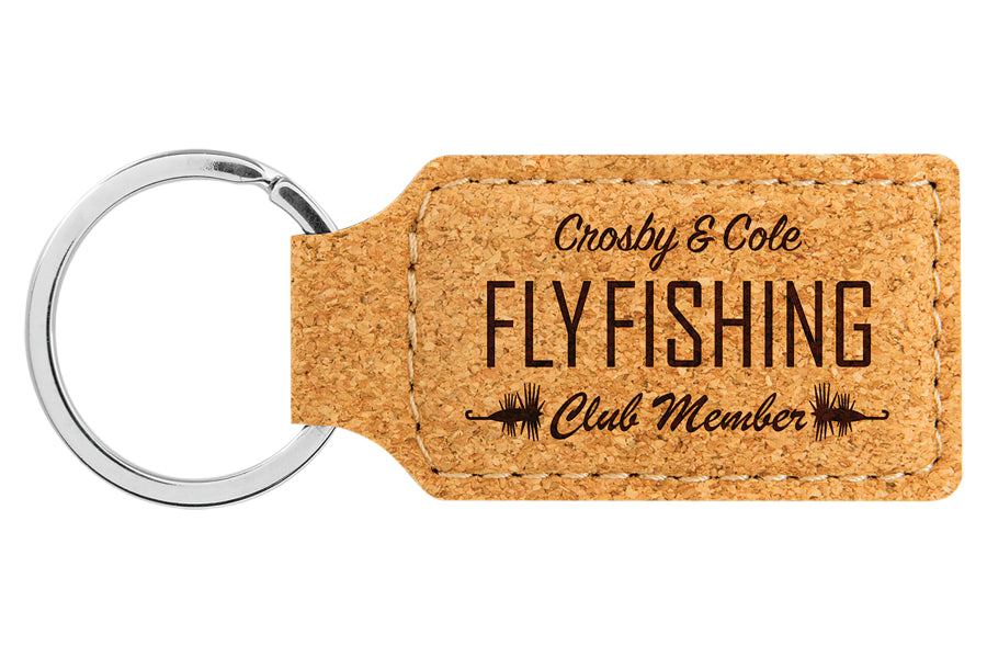 Leatherette Keychains Black Acid Apparel