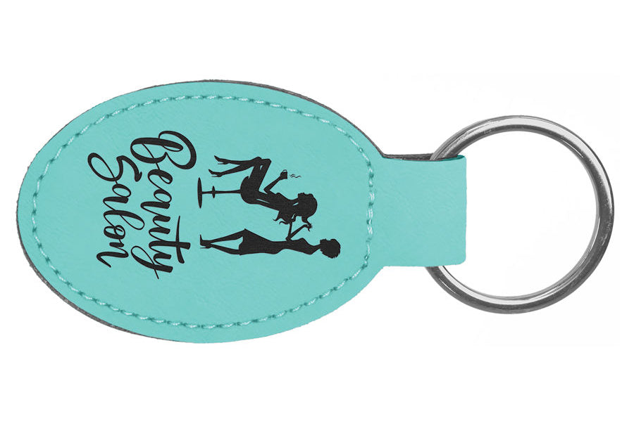 Leatherette Keychains Black Acid Apparel