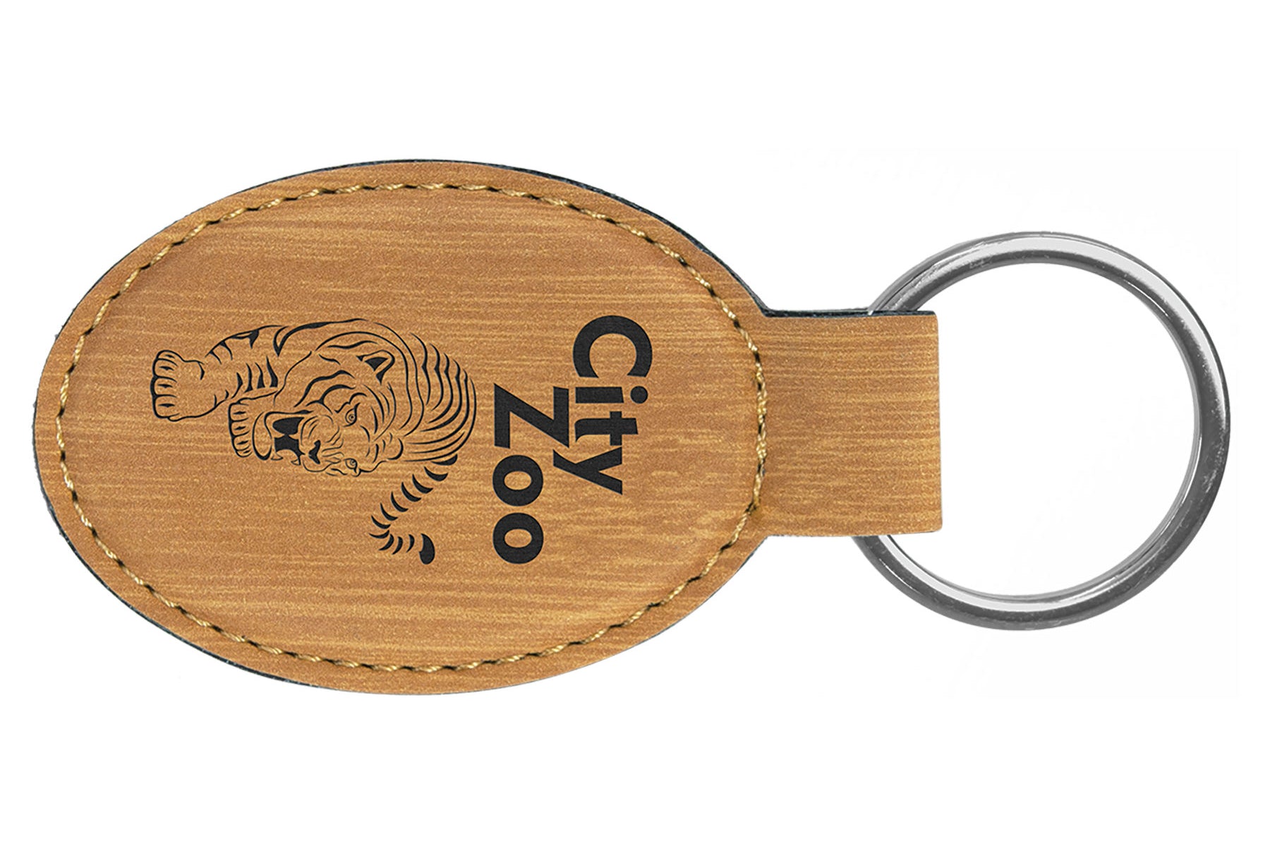 Leatherette Keychains Black Acid Apparel