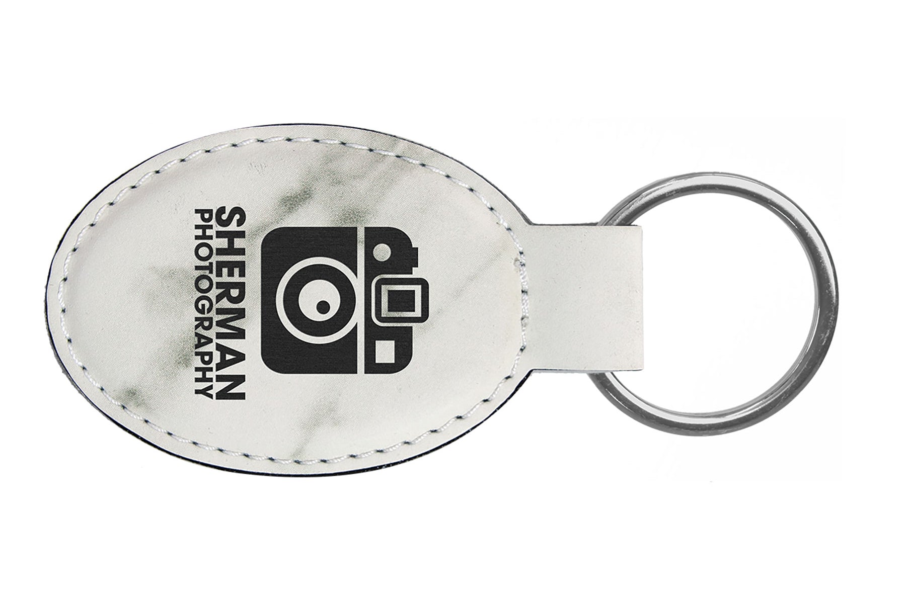 Leatherette Keychains Black Acid Apparel