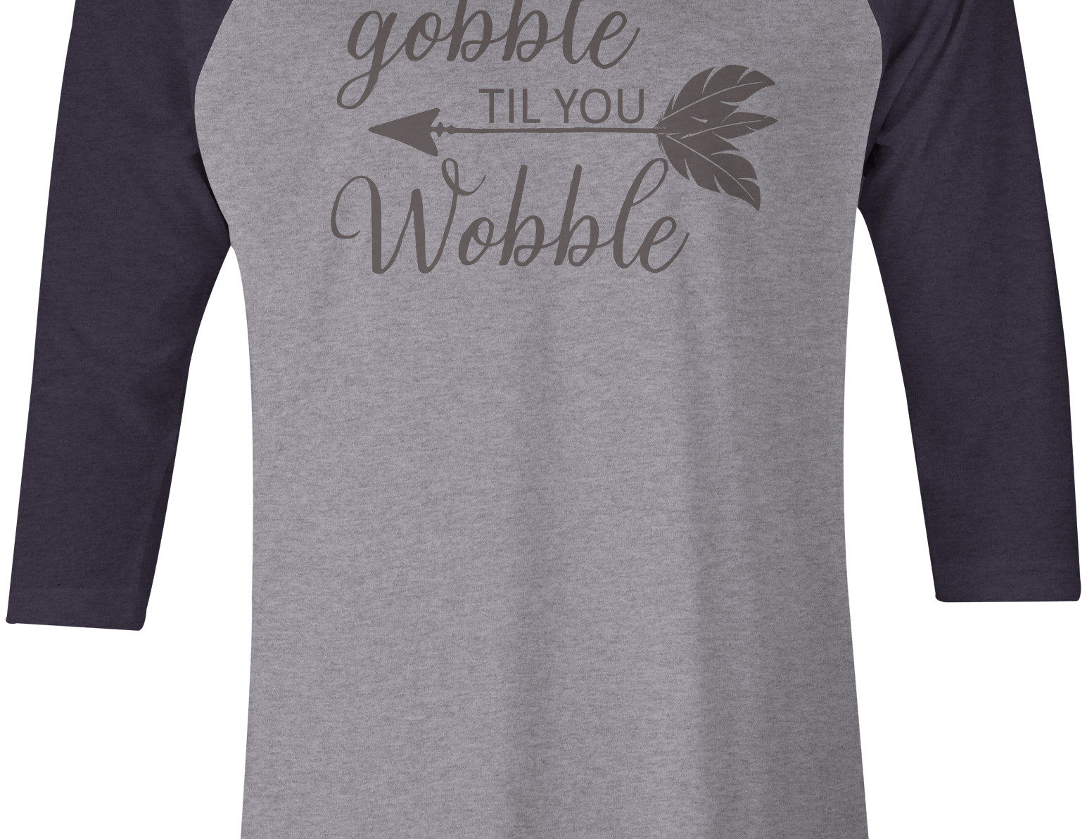 Gobble Til You Wobble Black Acid Apparel
