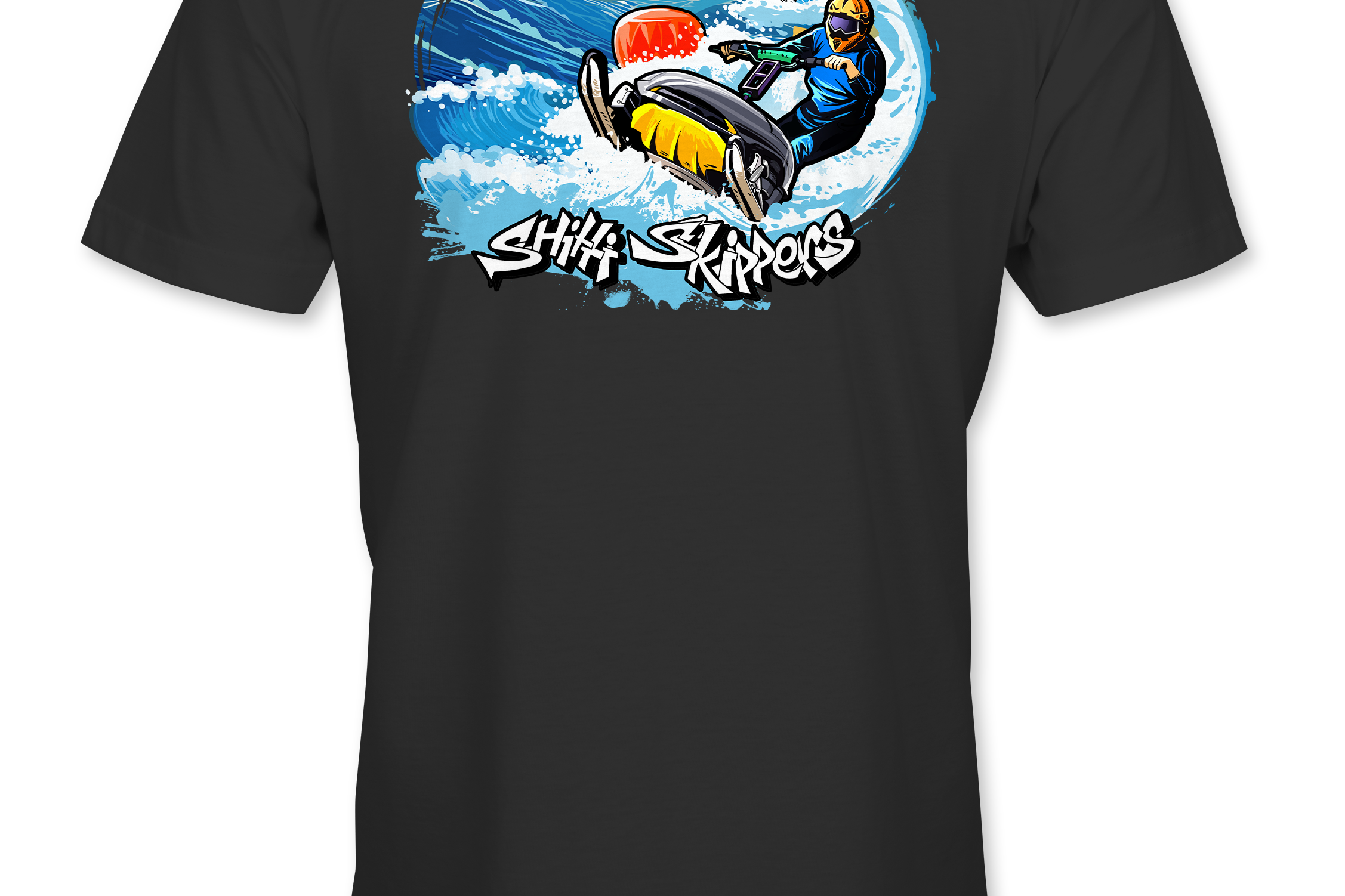 Shitti Skippers T-Shirts Black Acid Apparel