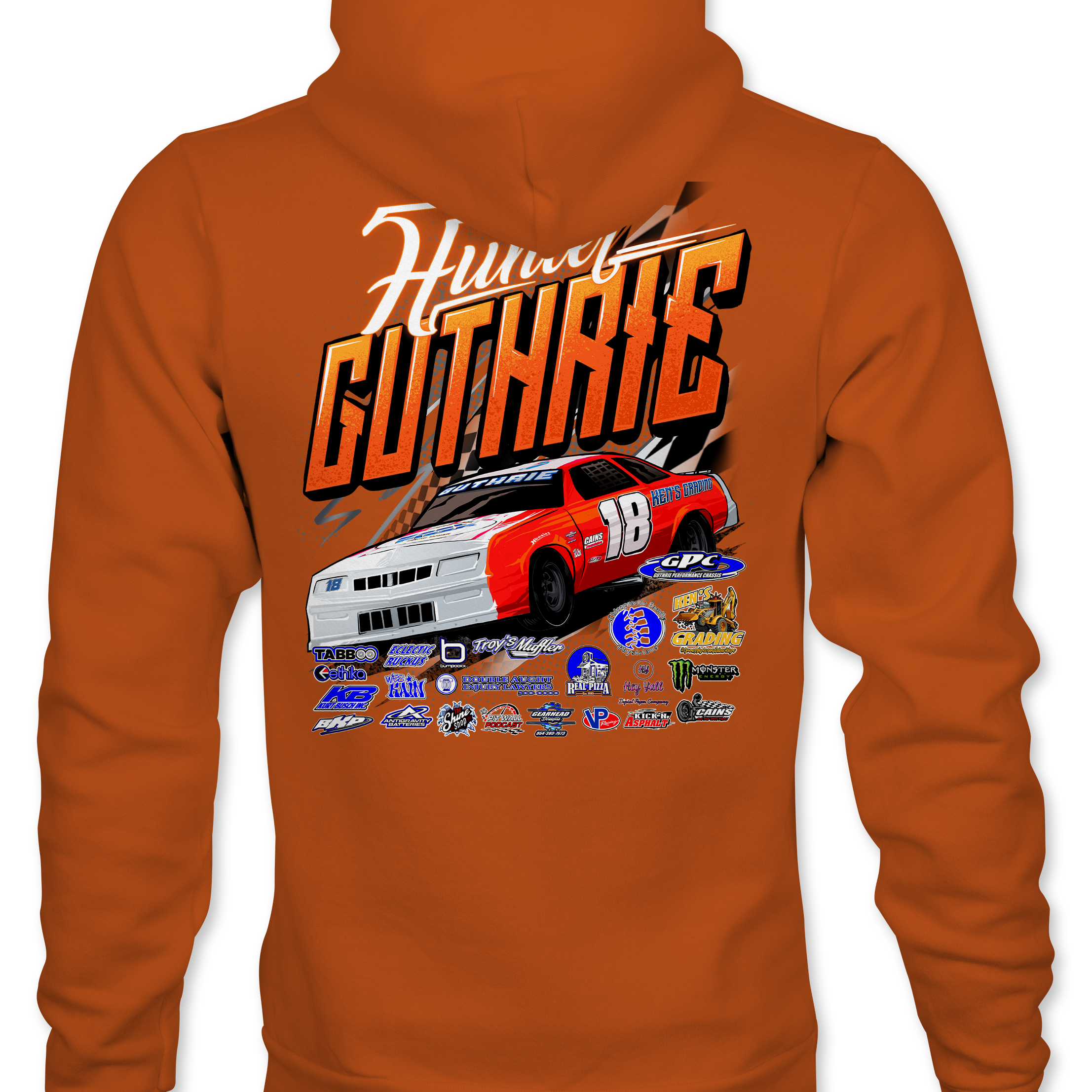 Hunter Guthrie 2022 Hoodies Black Acid Apparel