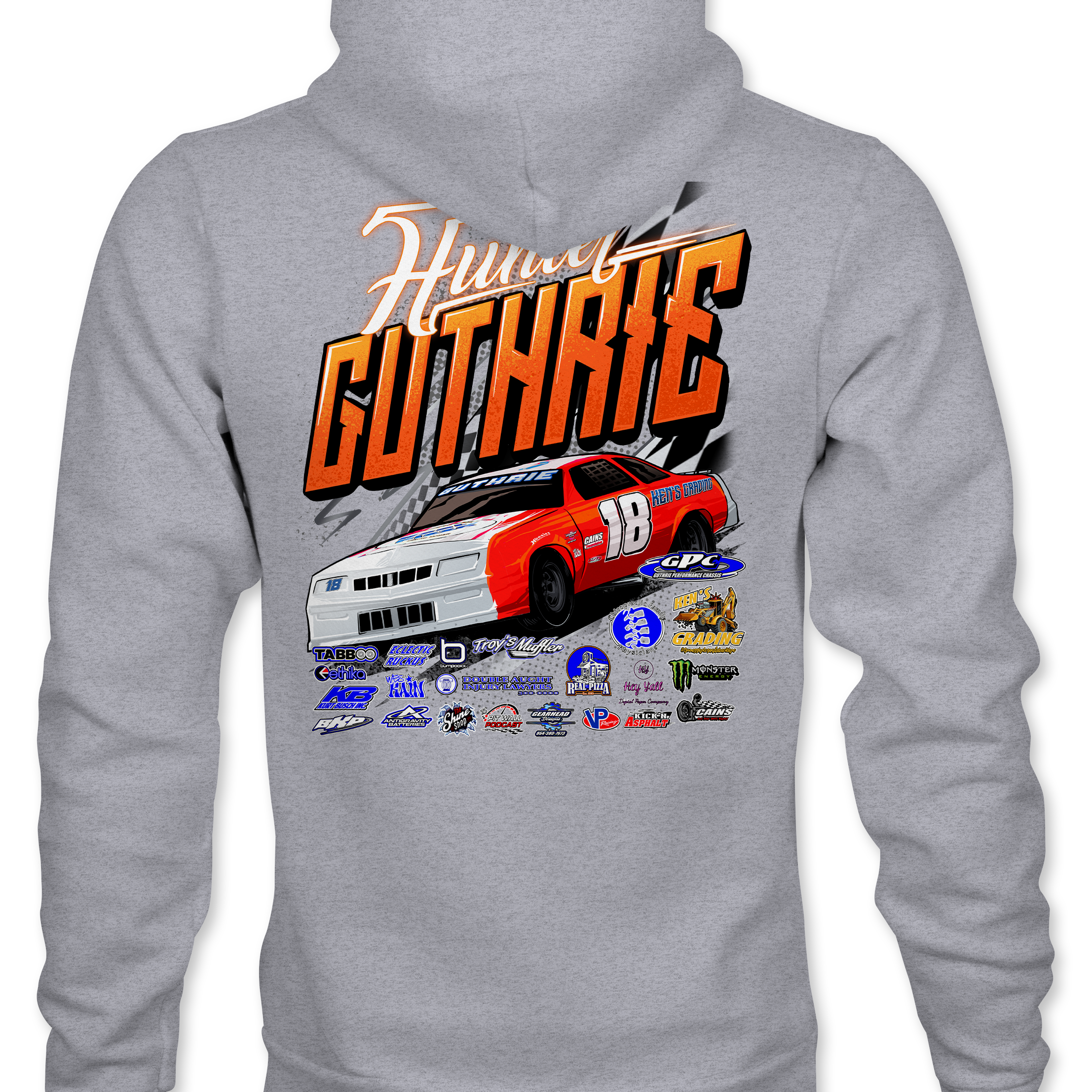 Hunter Guthrie 2022 Hoodies Black Acid Apparel