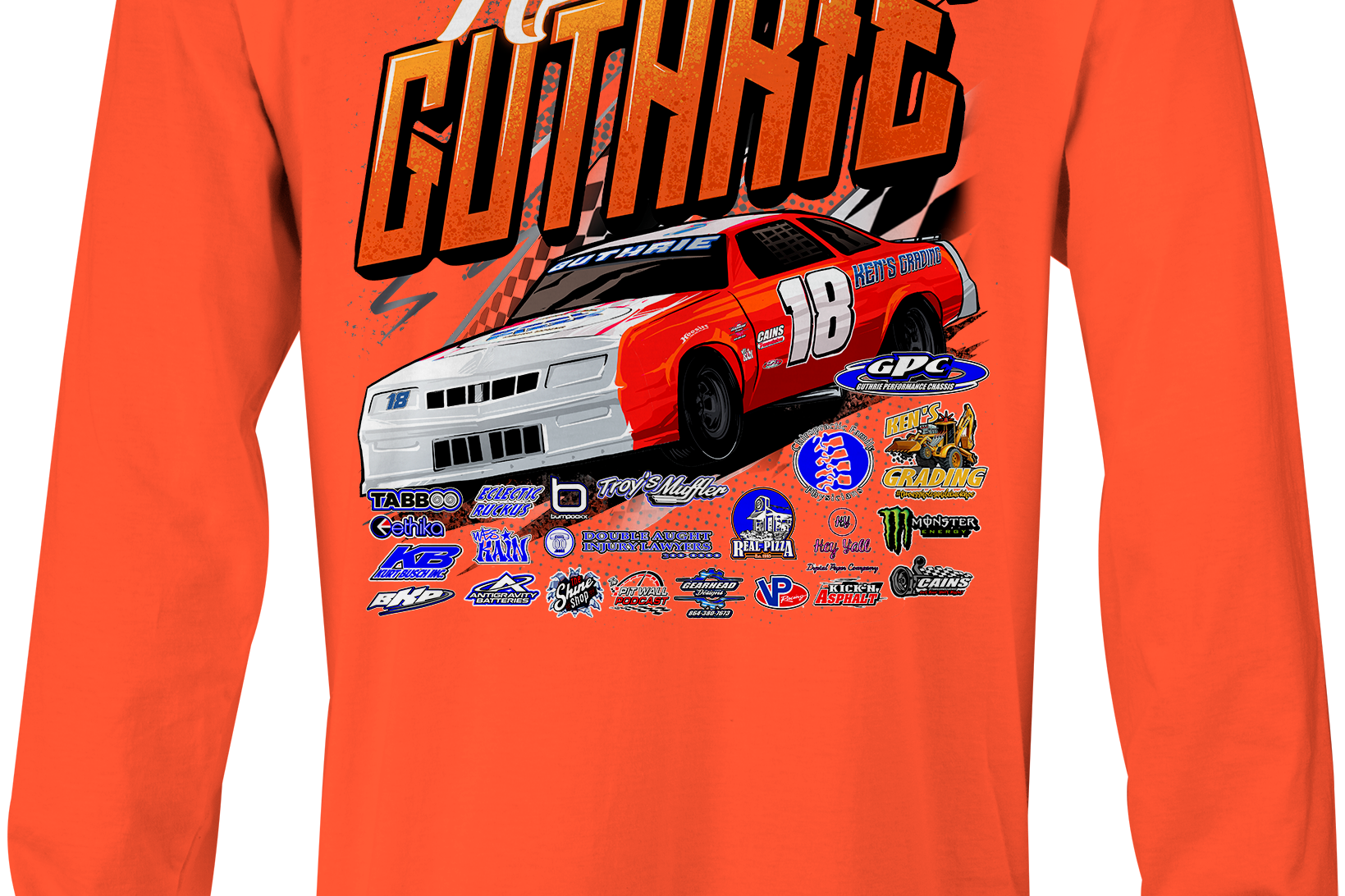 Hunter Guthrie 2022 Long Sleeves Black Acid Apparel