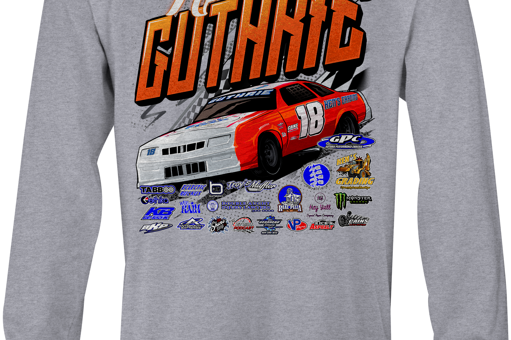 Hunter Guthrie 2022 Long Sleeves Black Acid Apparel