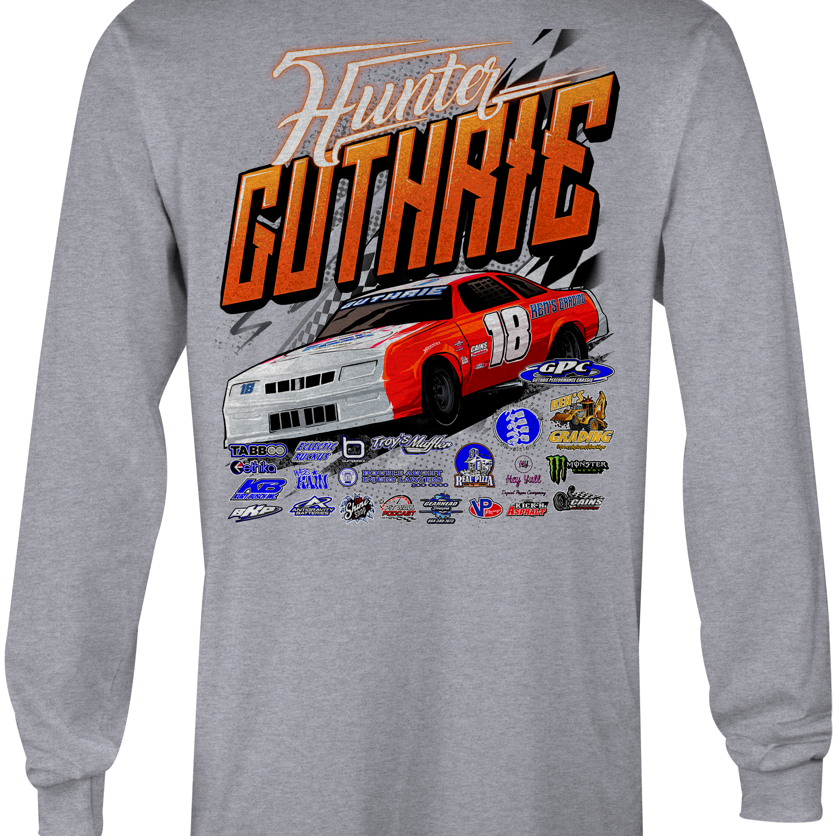 Hunter Guthrie 2022 Long Sleeves Black Acid Apparel