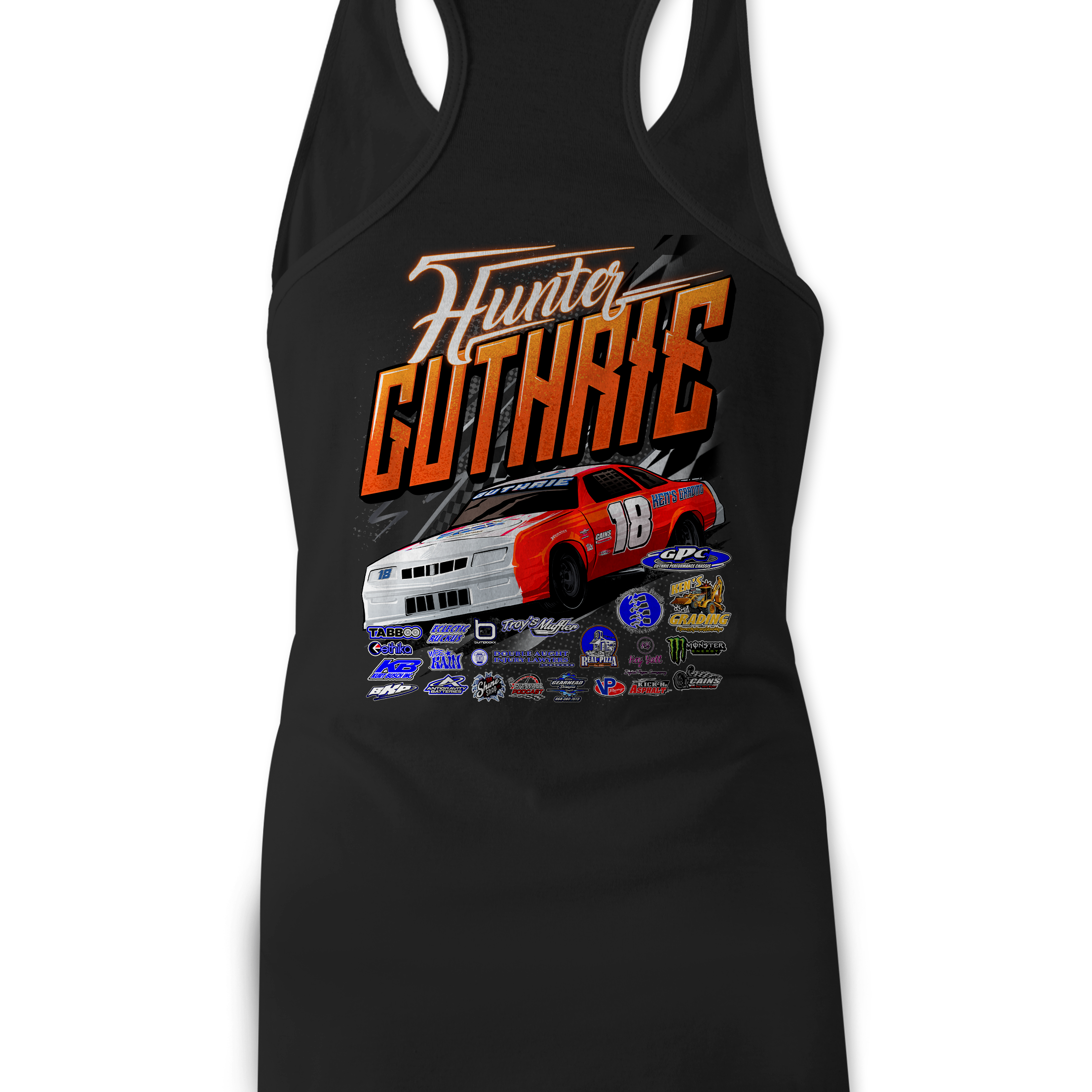 Hunter Guthrie 2022 Tank Tops Black Acid Apparel