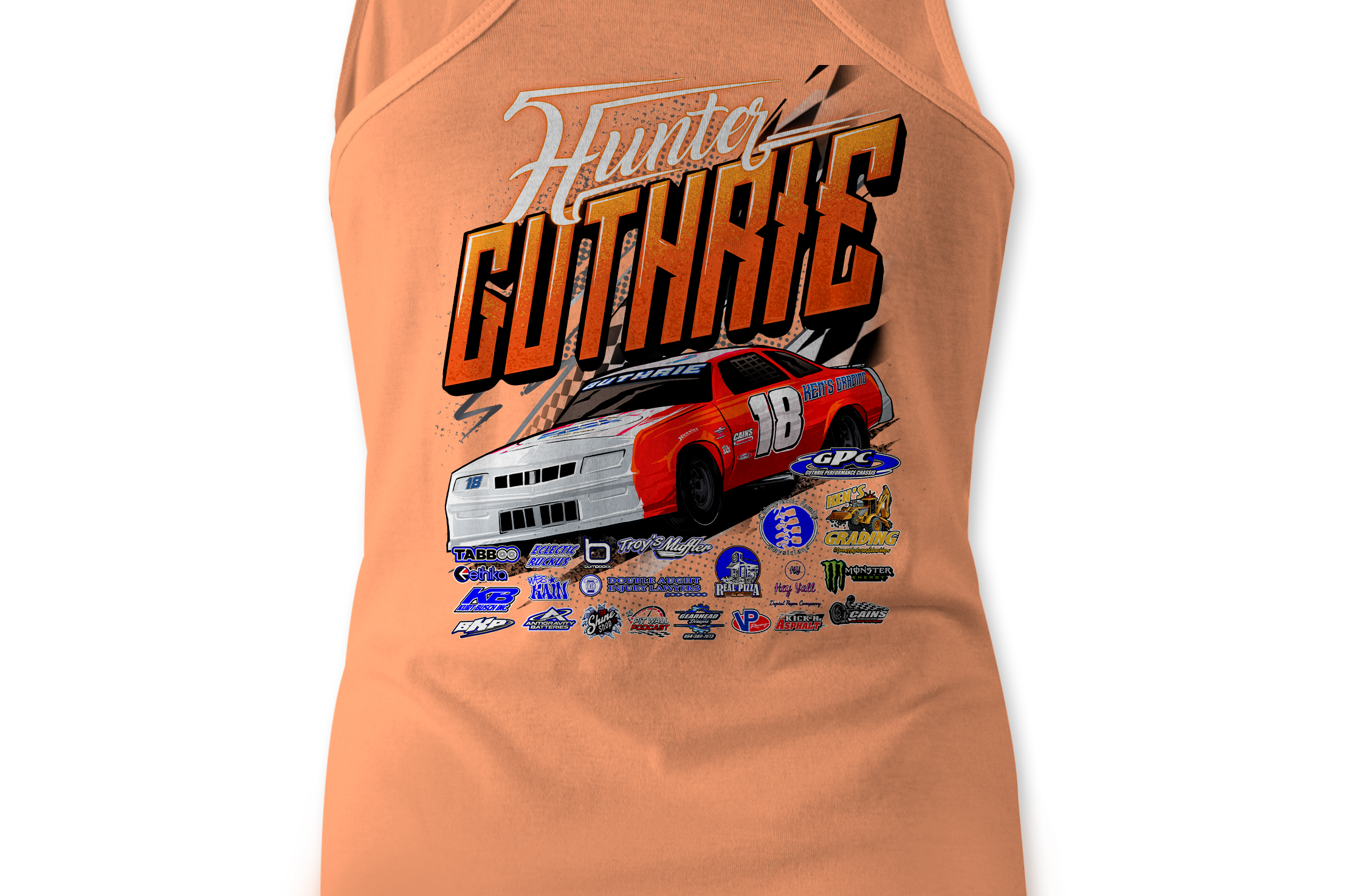 Hunter Guthrie 2022 Tank Tops Black Acid Apparel
