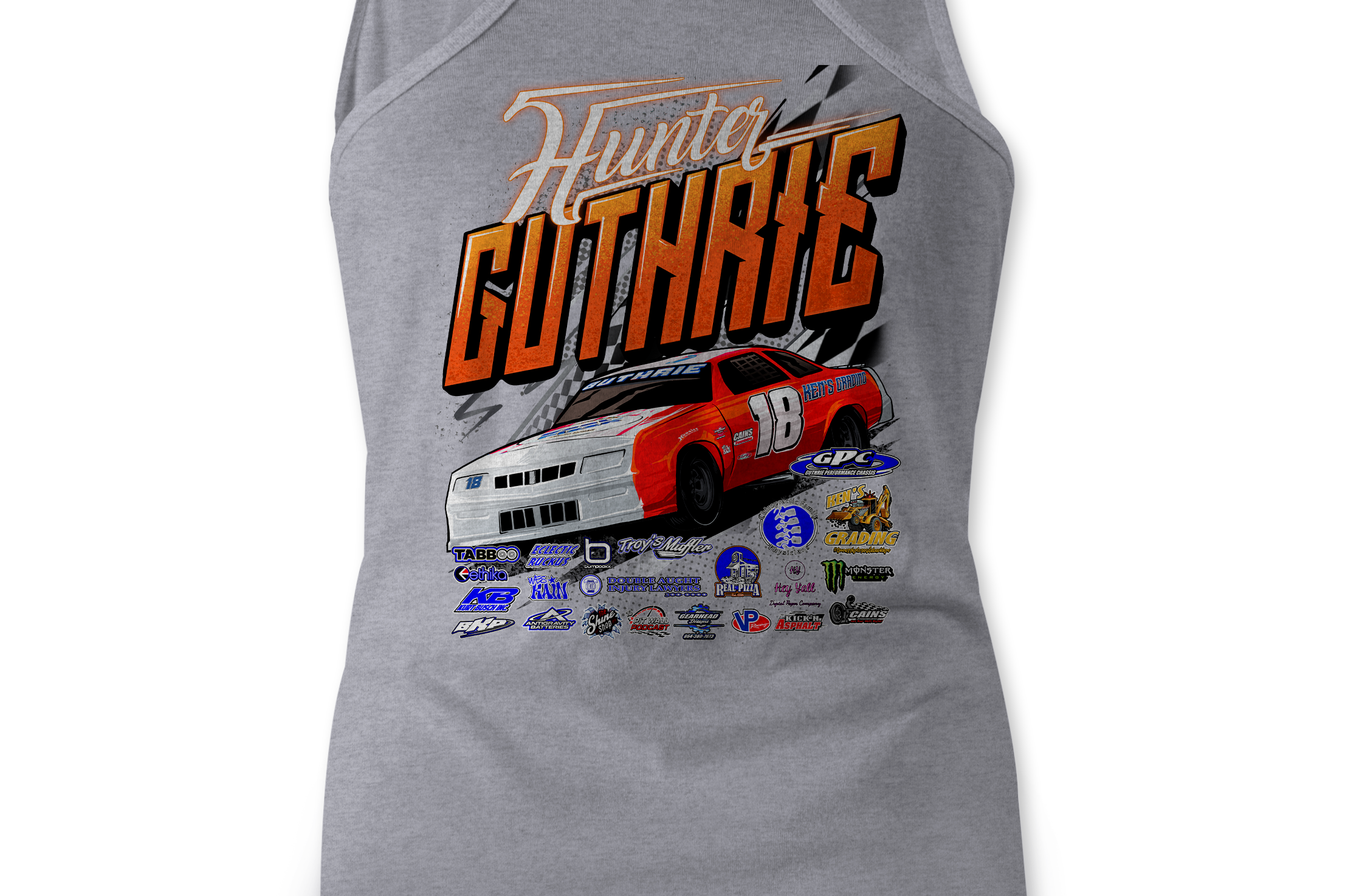 Hunter Guthrie 2022 Tank Tops Black Acid Apparel