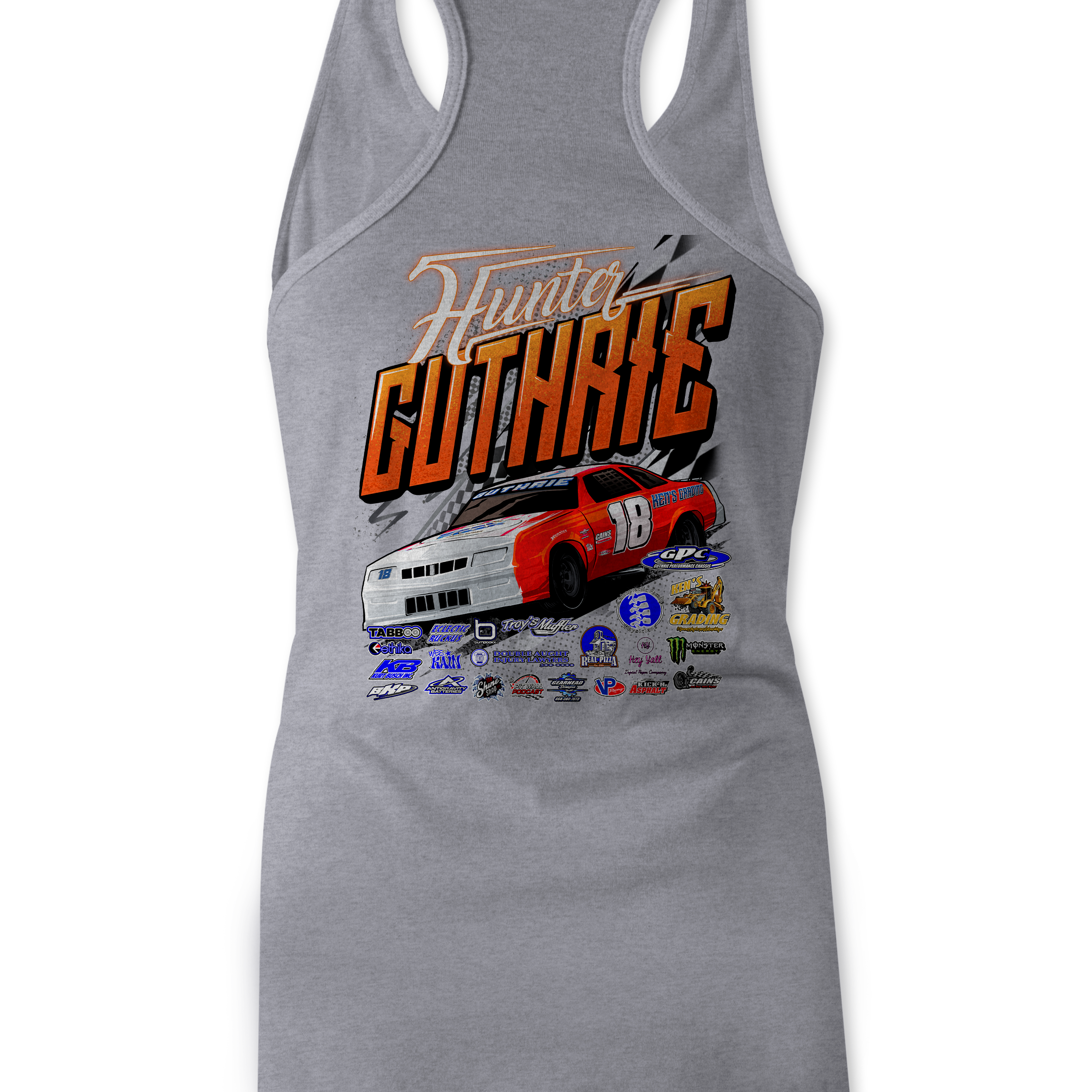 Hunter Guthrie 2022 Tank Tops Black Acid Apparel