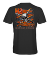 H2 Custom Firearms T-Shirts Black Acid Apparel