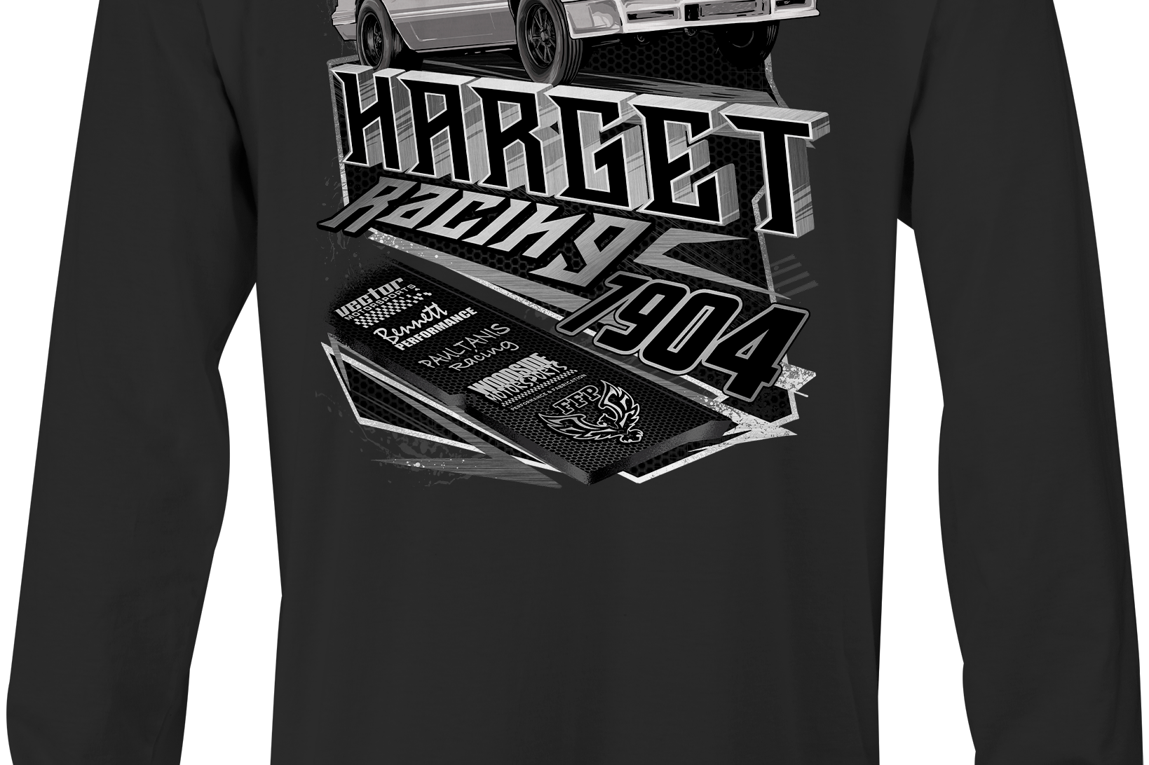 Harget Racing Long Sleeves Black Acid Apparel