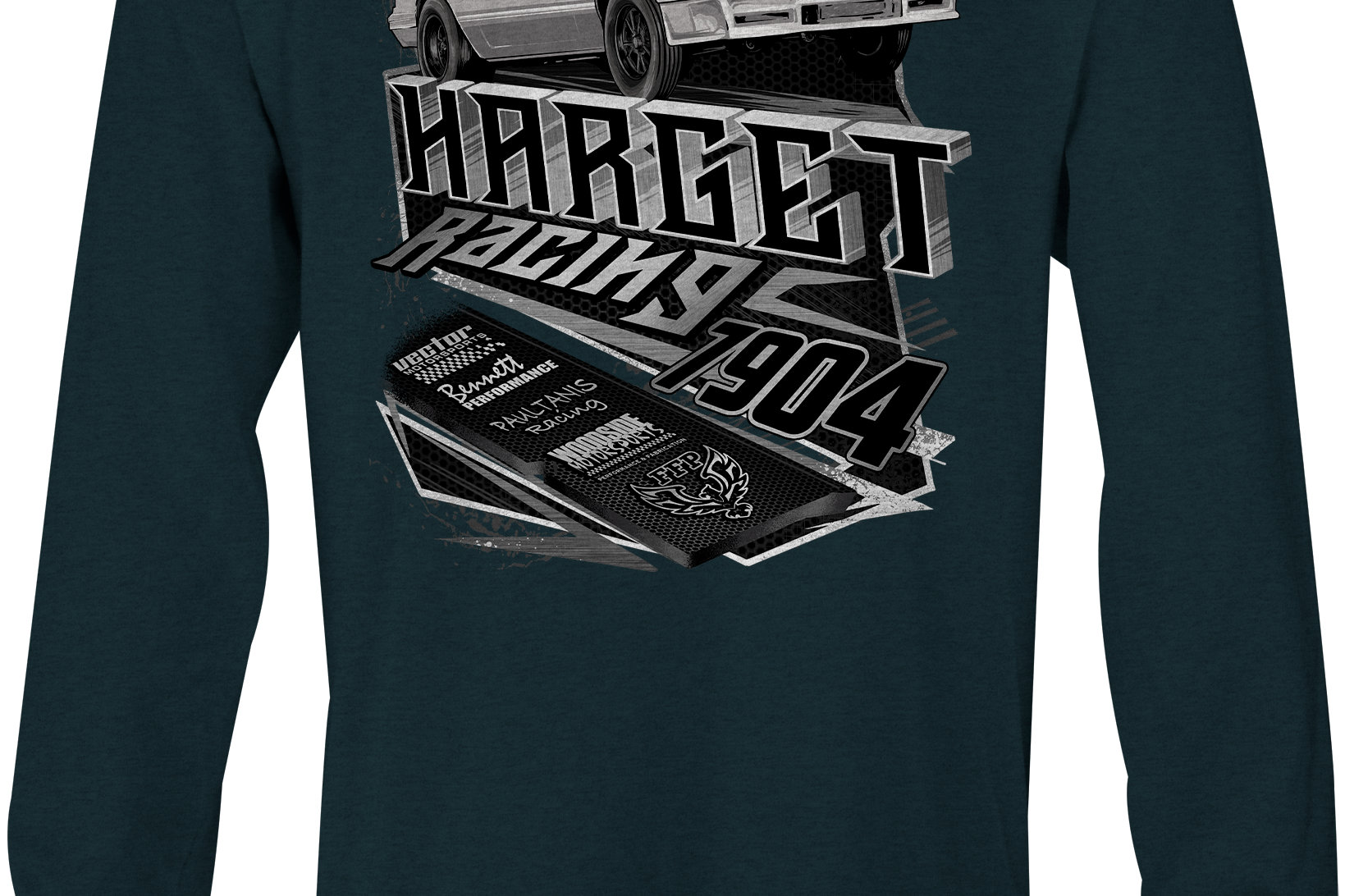 Harget Racing Long Sleeves Black Acid Apparel