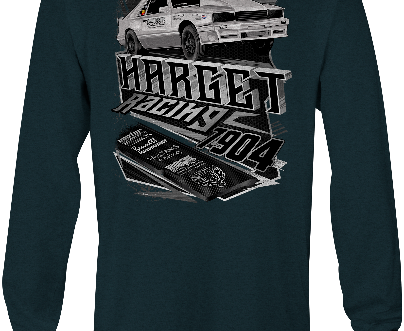 Harget Racing Long Sleeves Black Acid Apparel