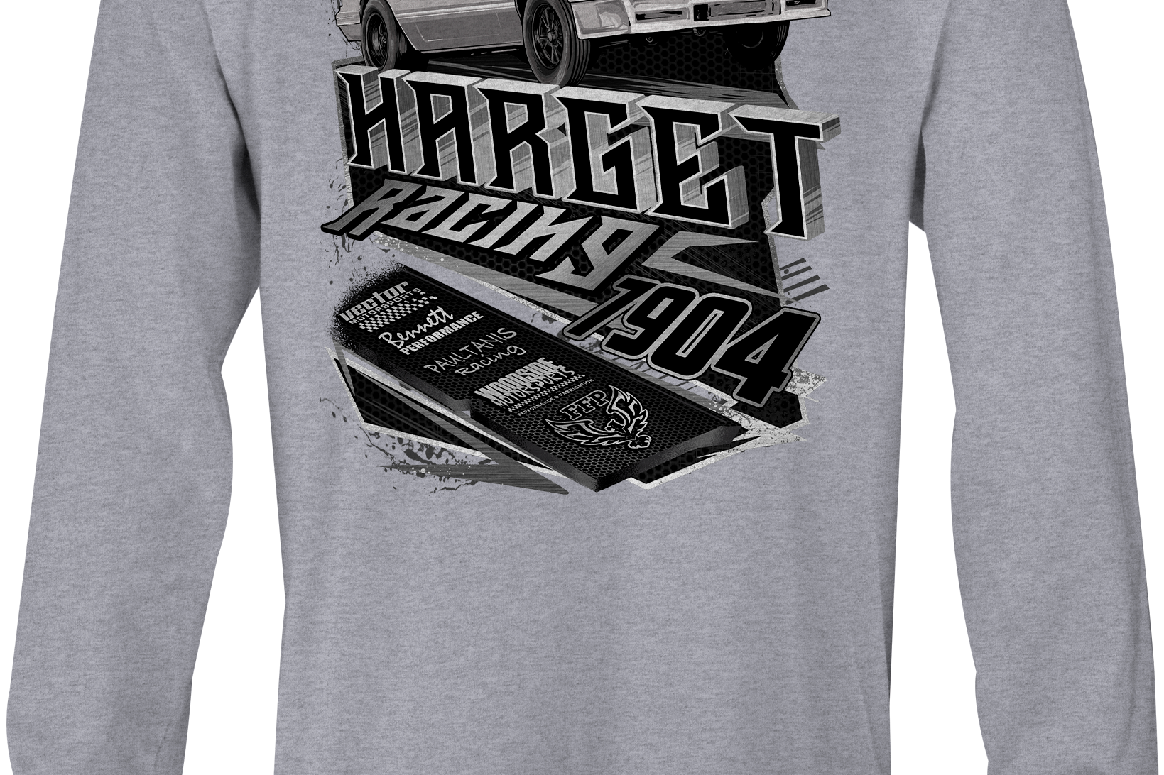 Harget Racing Long Sleeves Black Acid Apparel