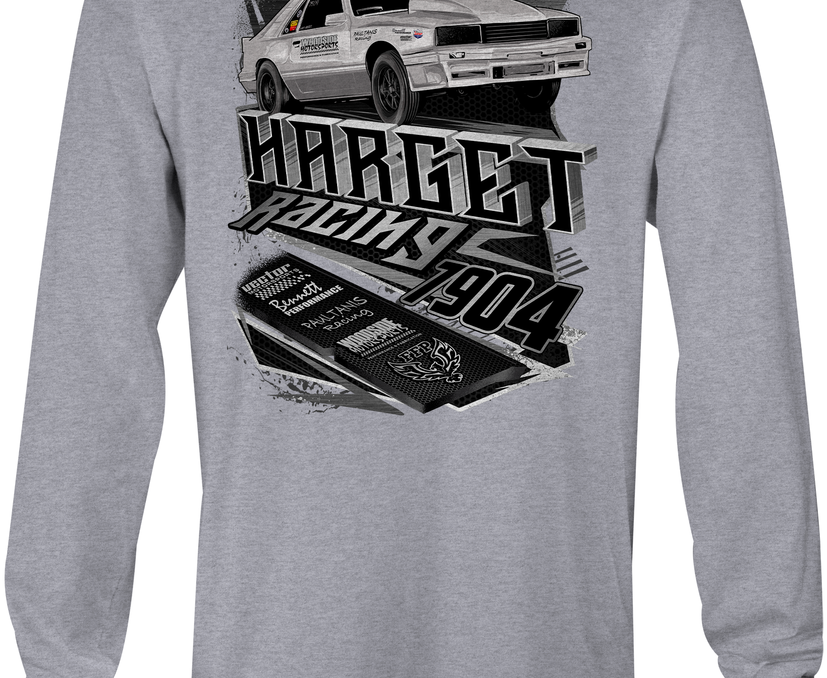 Harget Racing Long Sleeves Black Acid Apparel