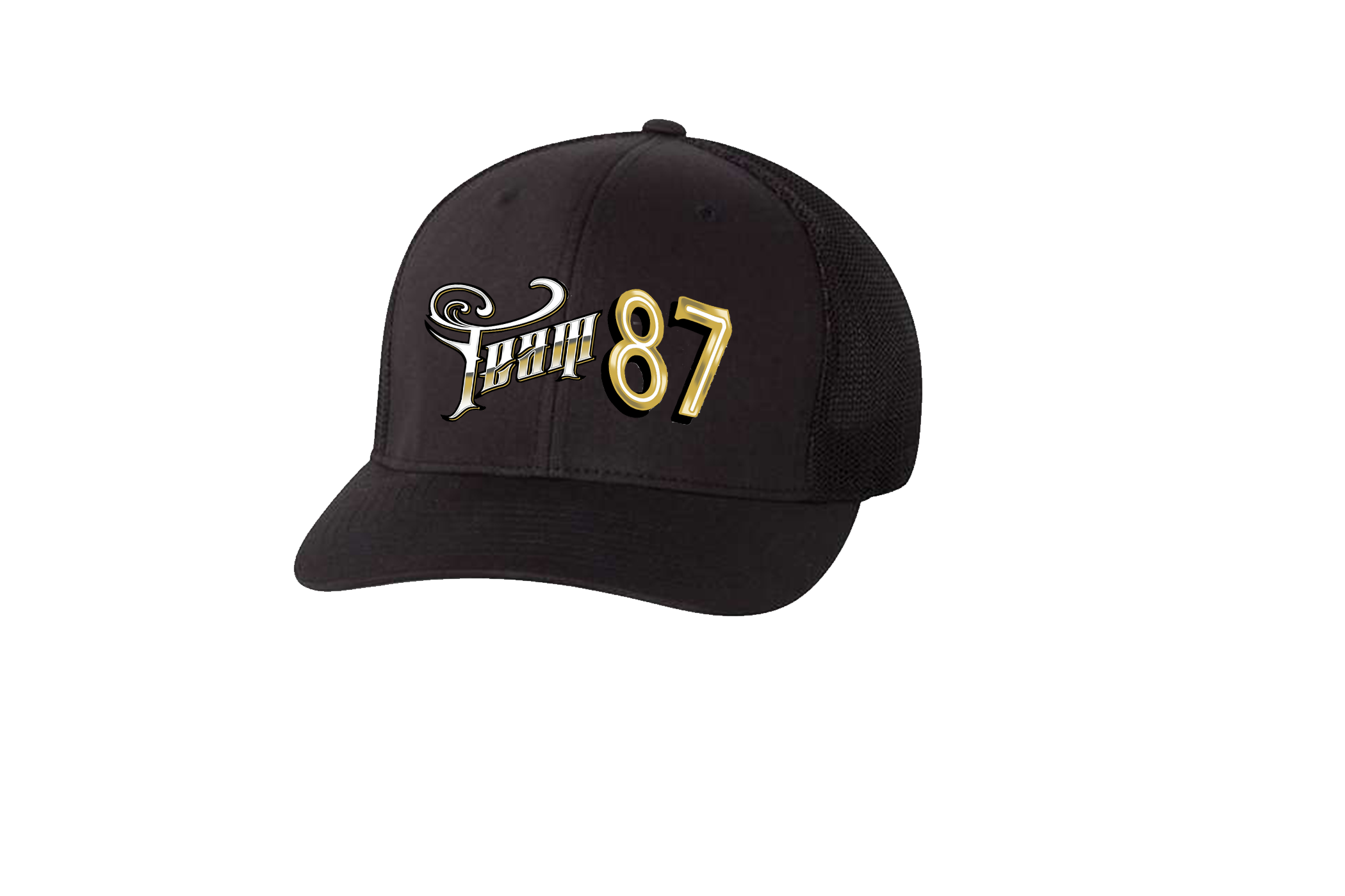 Team 87 Hat Black Acid Apparel