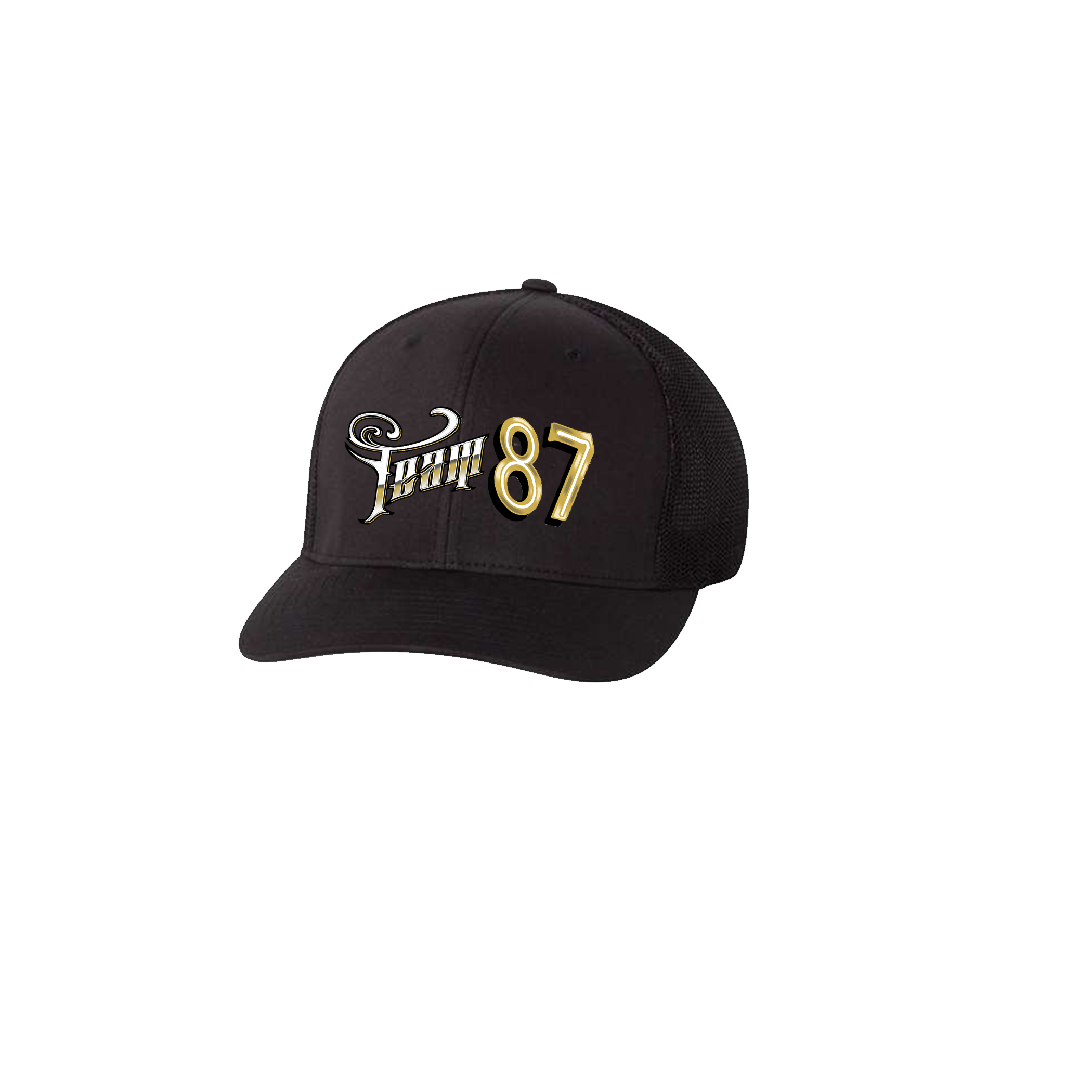 Team 87 Hat Black Acid Apparel