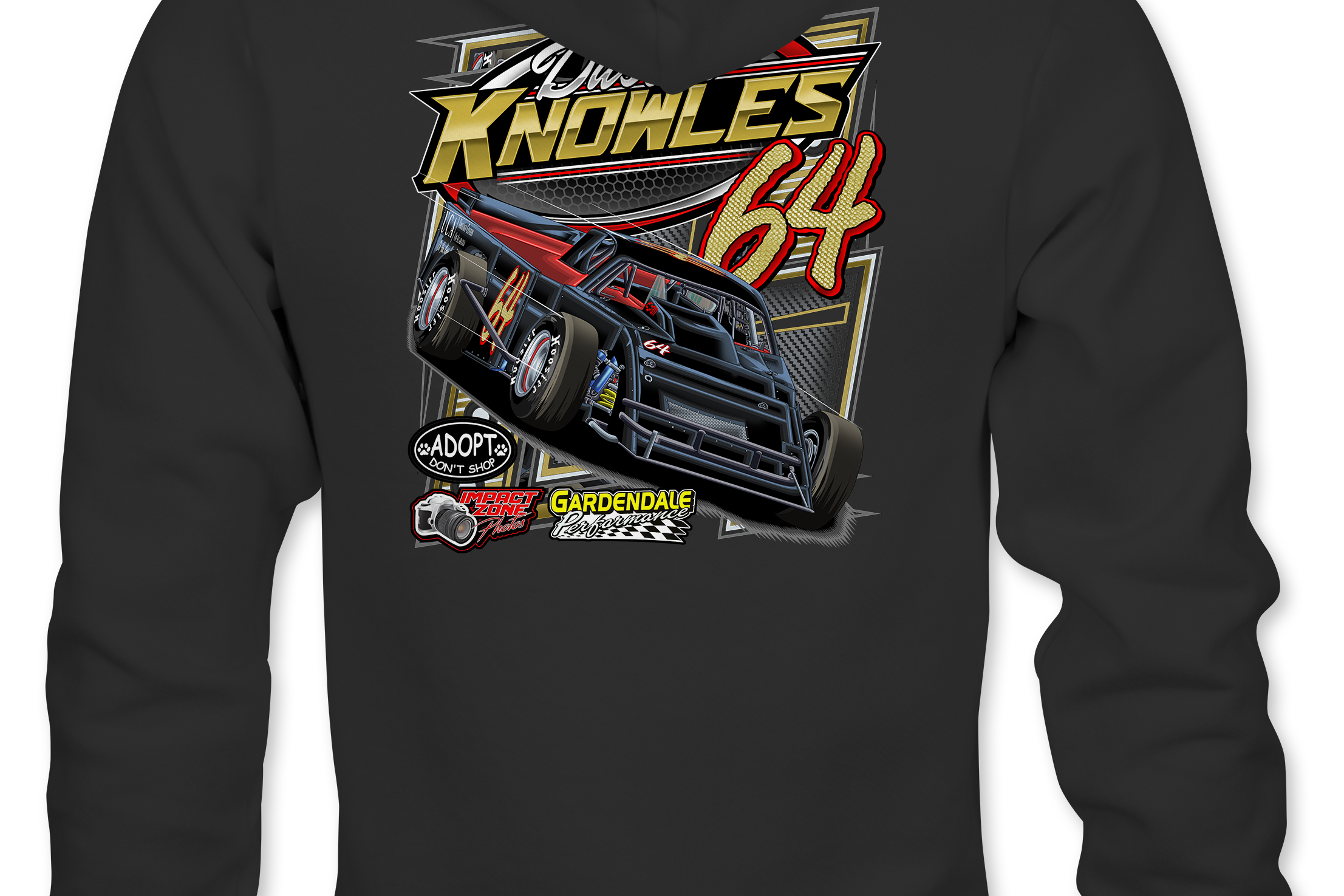 Dustin Knowles 2023 Hoodies Black Acid Apparel