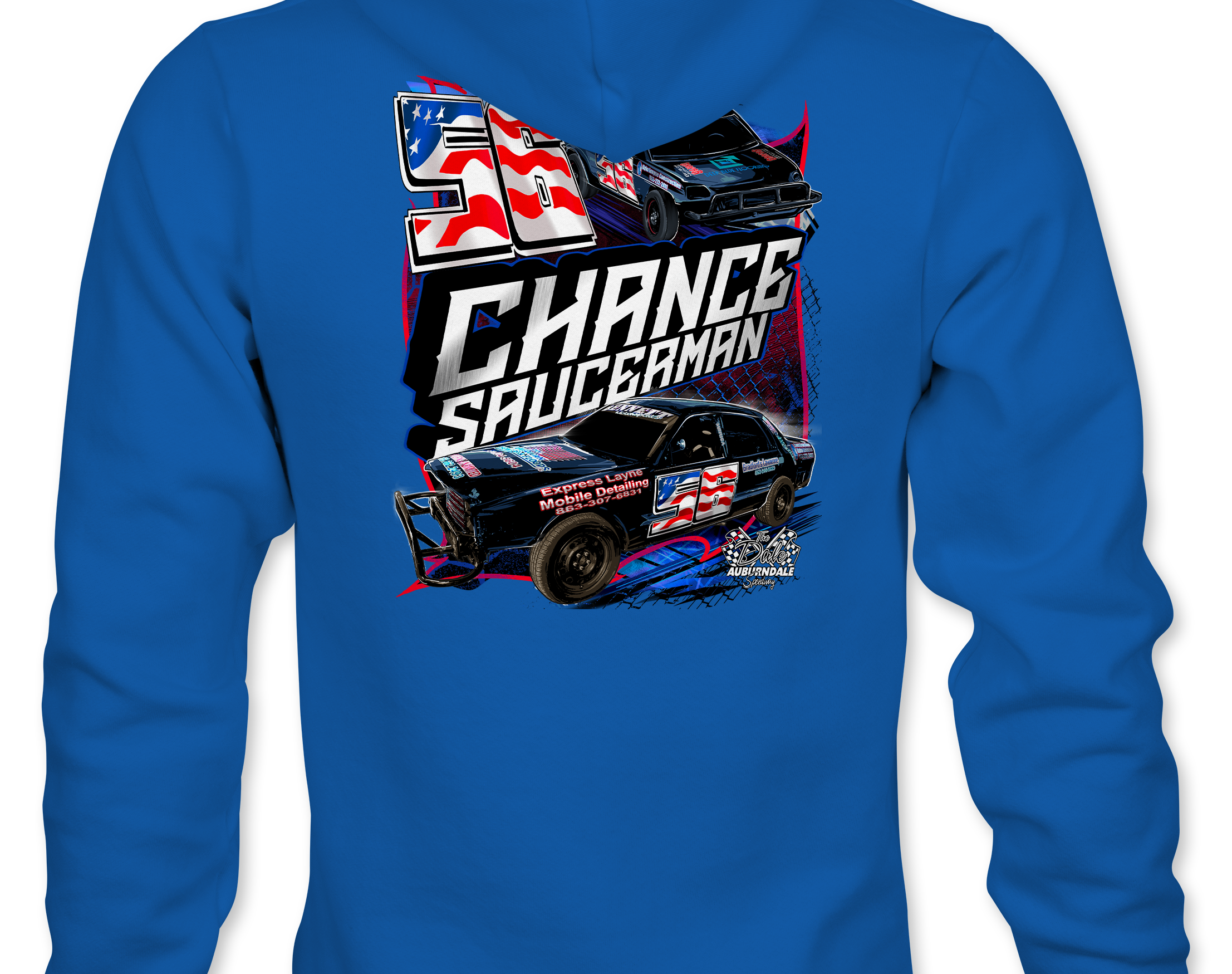 Chance Saucerman 2023 Hoodies Black Acid Apparel