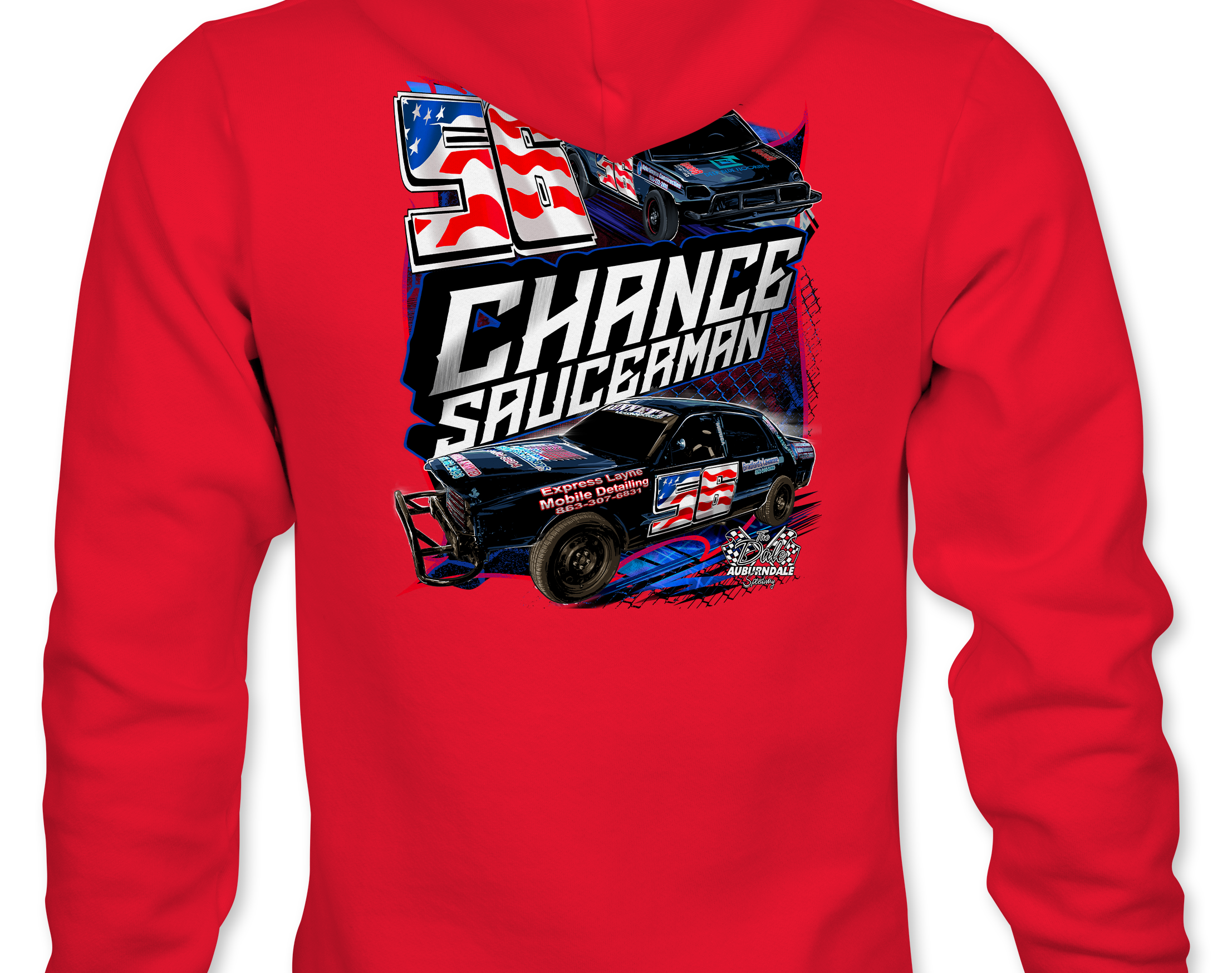 Chance Saucerman 2023 Hoodies Black Acid Apparel