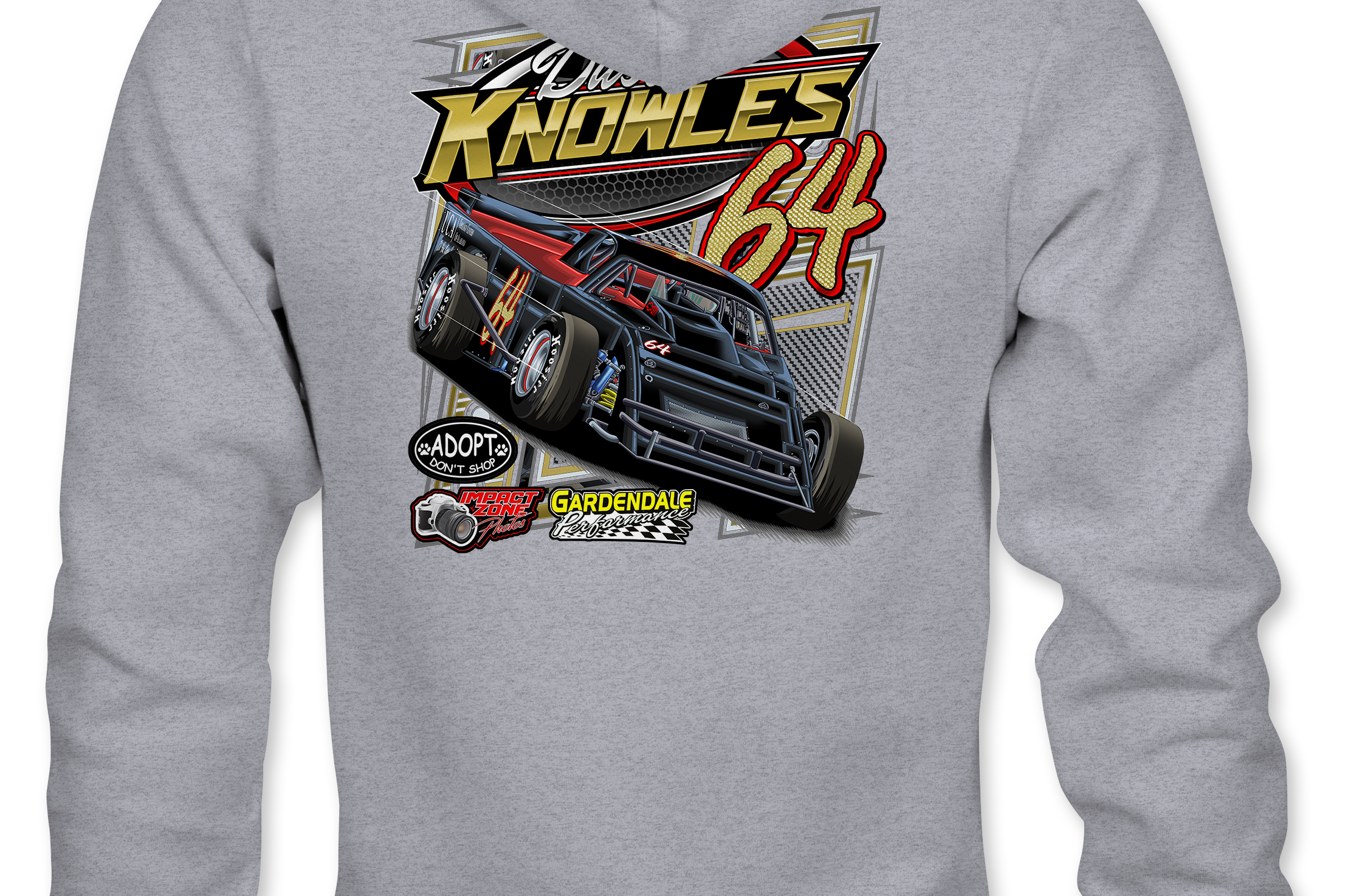 Dustin Knowles 2023 Hoodies Black Acid Apparel