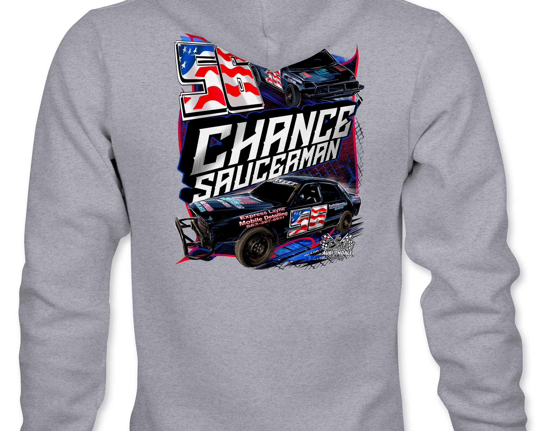 Chance Saucerman 2023 Hoodies Black Acid Apparel