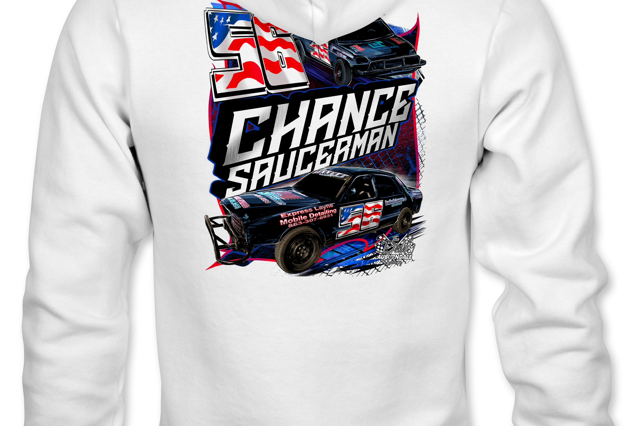 Chance Saucerman 2023 Hoodies Black Acid Apparel