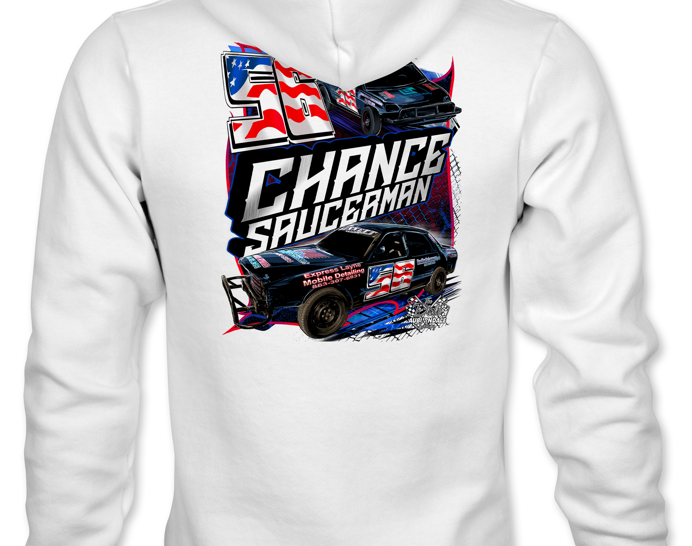 Chance Saucerman 2023 Hoodies Black Acid Apparel