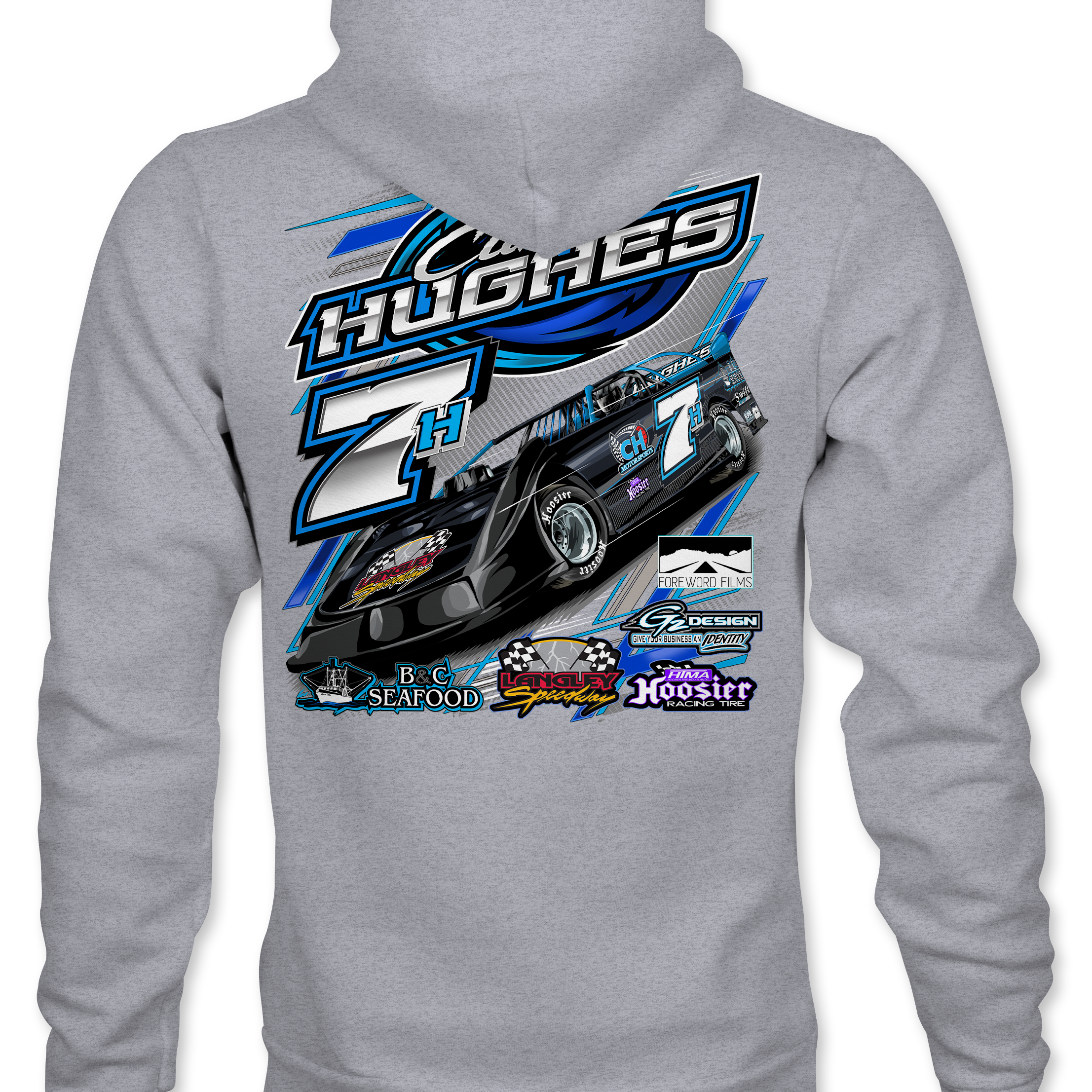 Curtis Hughes 2022 Hoodies Black Acid Apparel