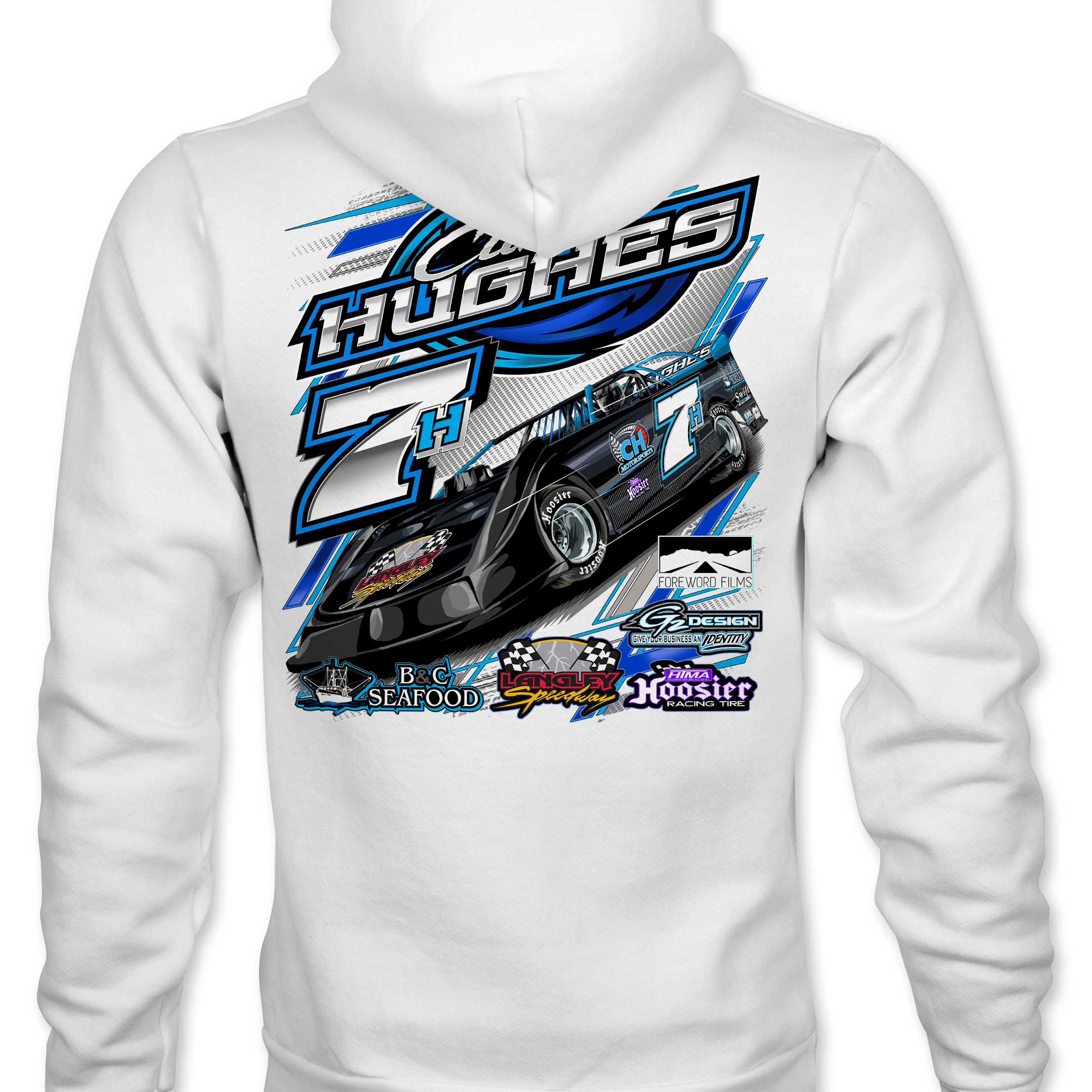 Curtis Hughes 2022 Hoodies Black Acid Apparel