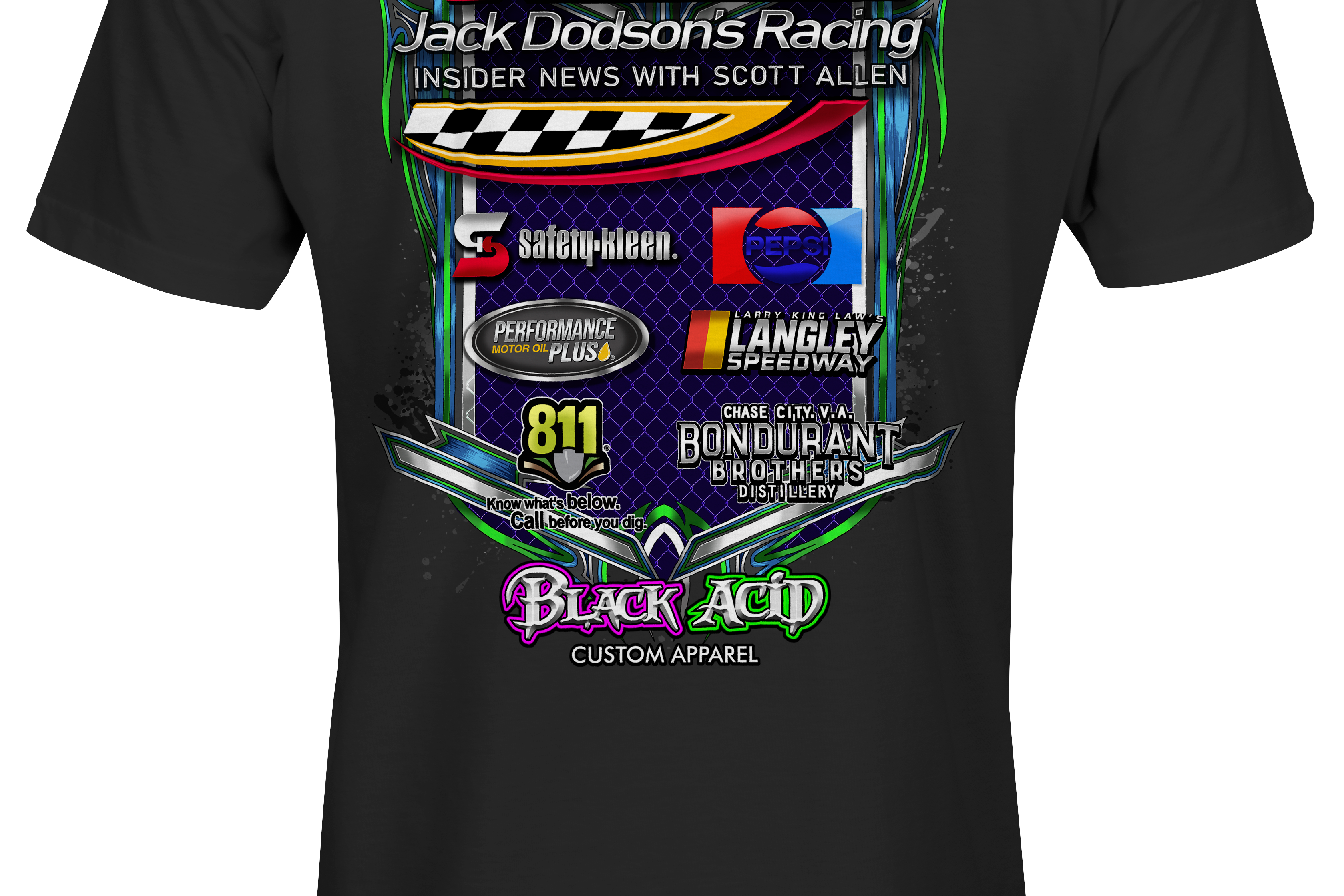 Jack Dodson T-Shirts Black Acid Apparel