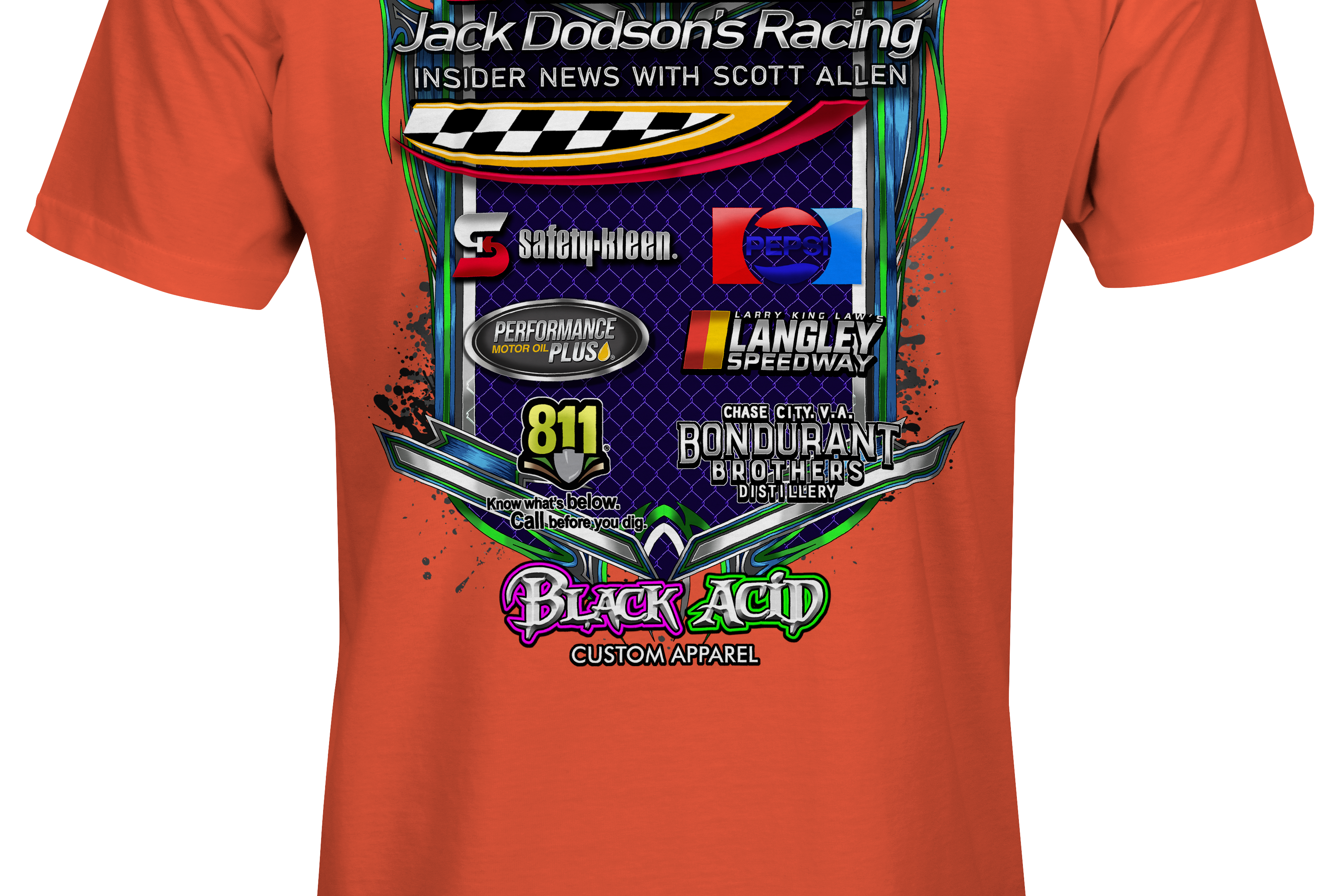 Jack Dodson T-Shirts Black Acid Apparel