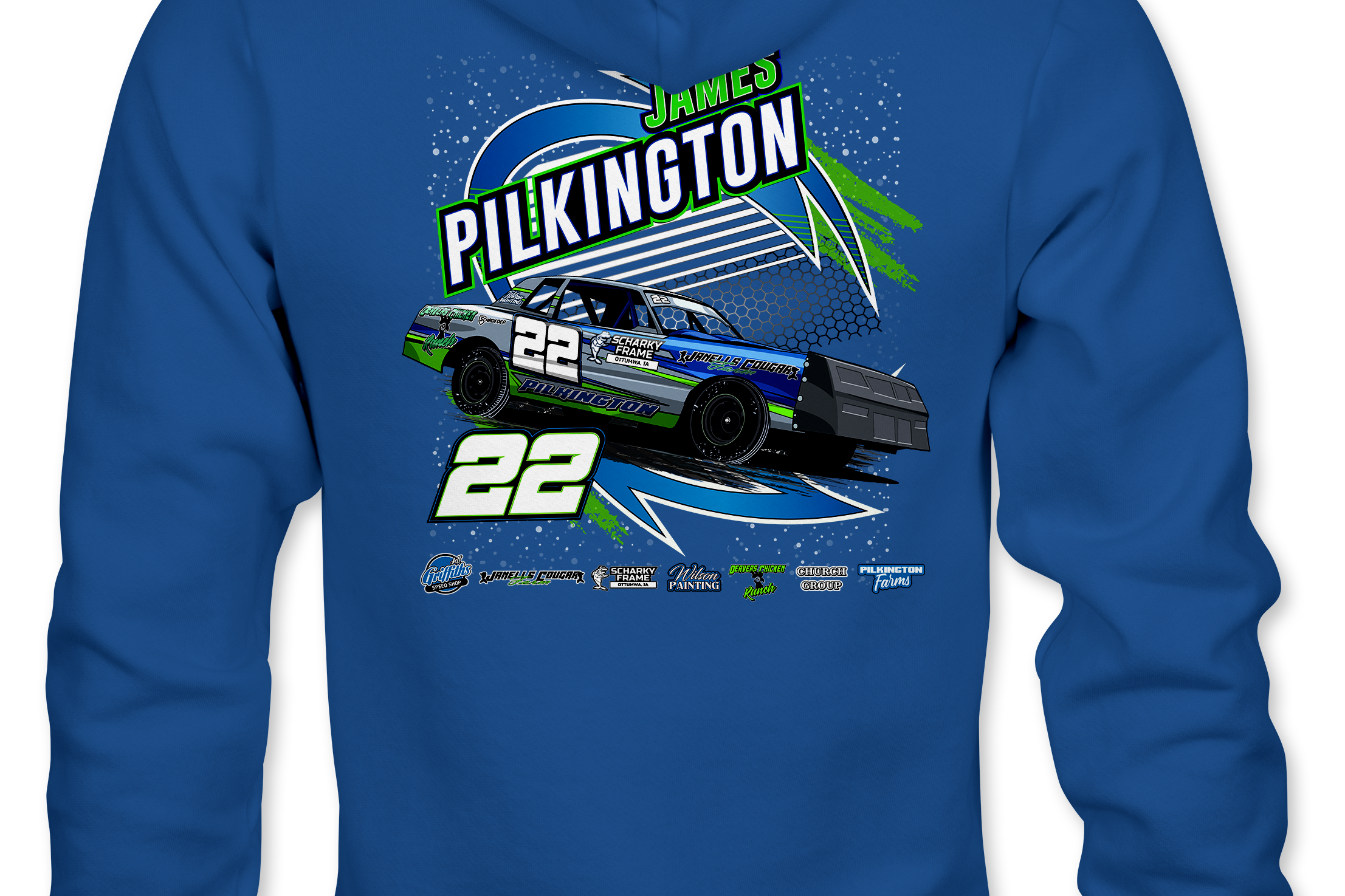 James Pilkington 2023 Hoodies Black Acid Apparel