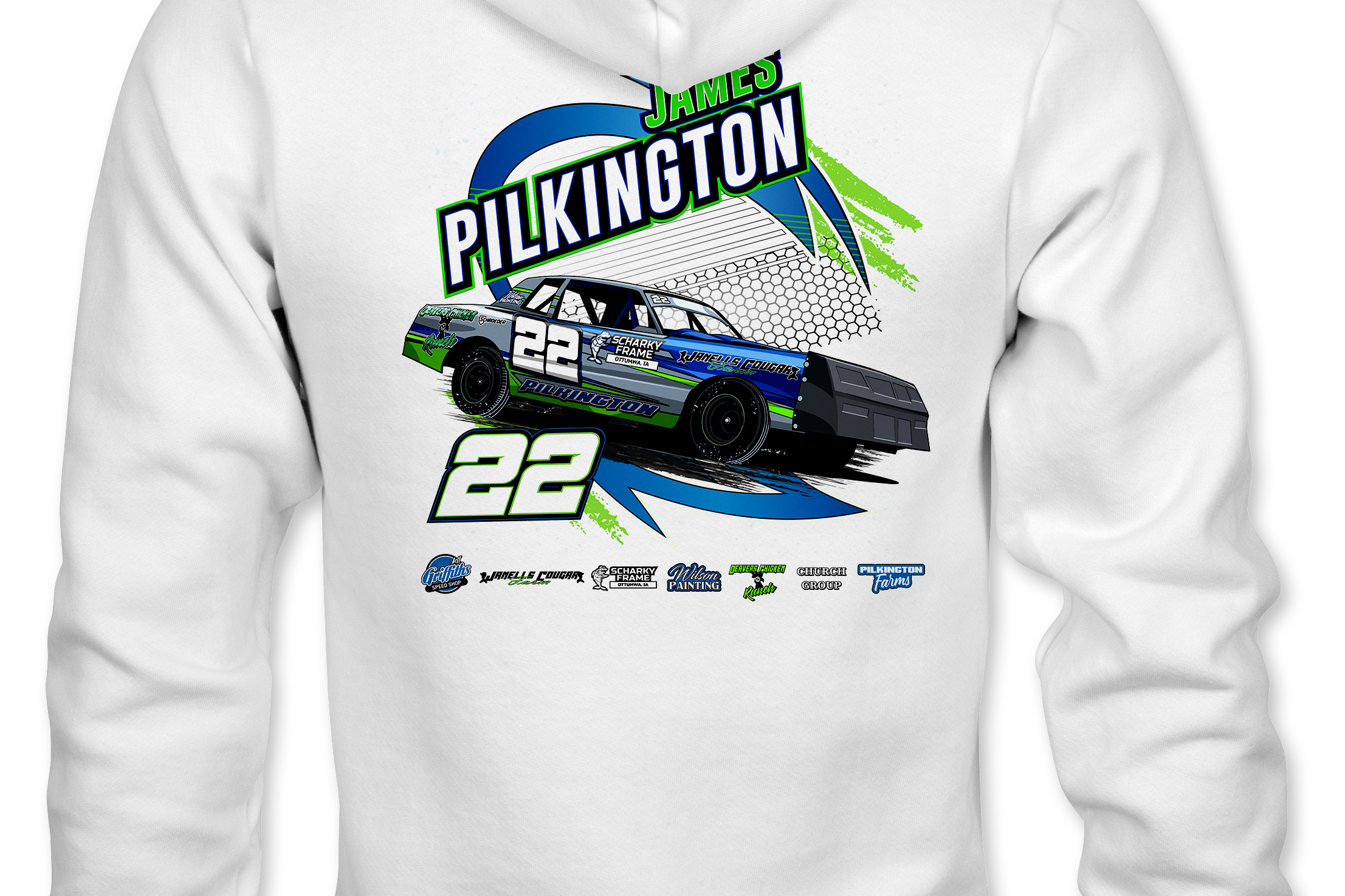 James Pilkington 2023 Hoodies Black Acid Apparel