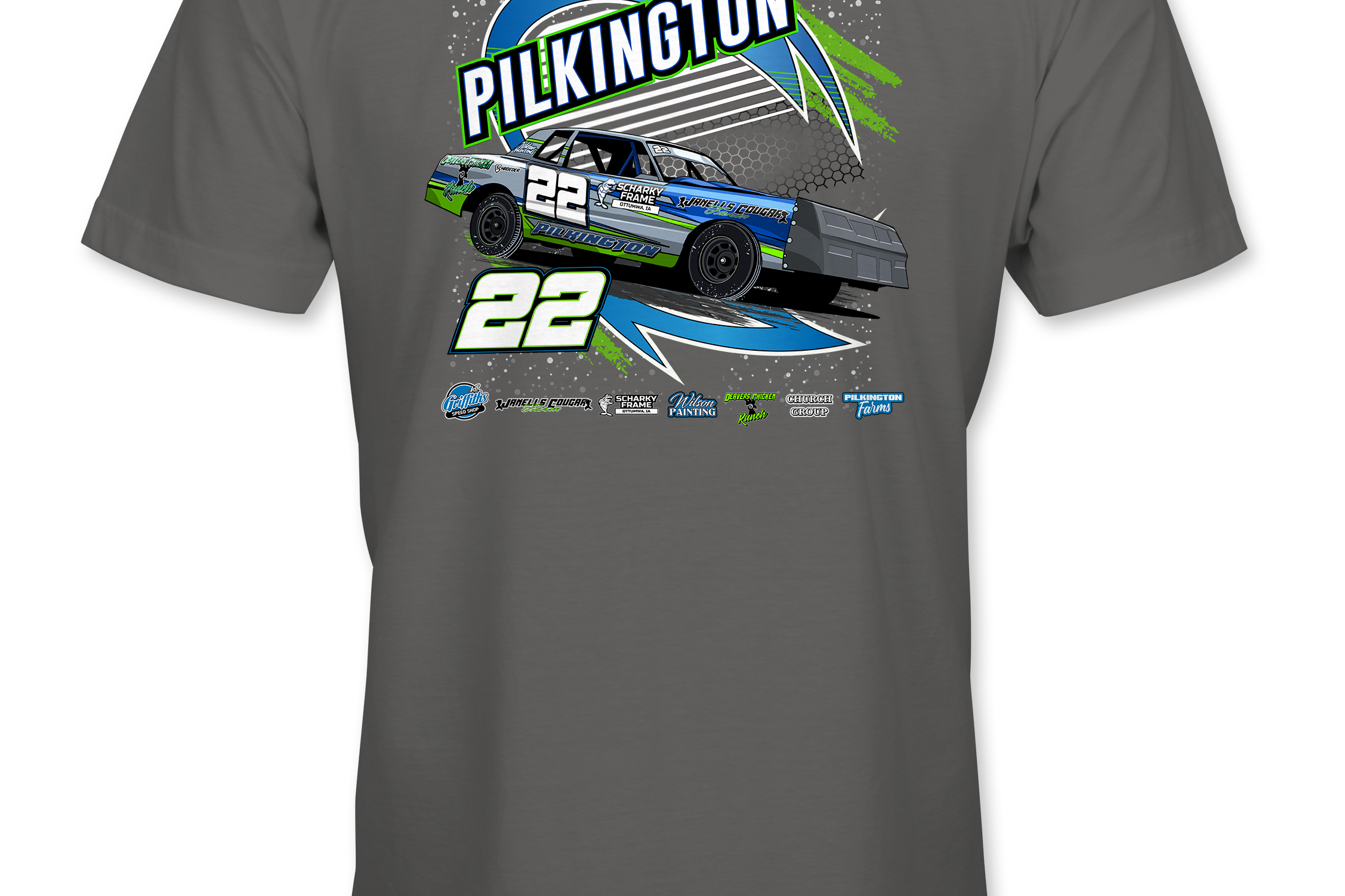 James Pilkington 2023 T-Shirts Black Acid Apparel