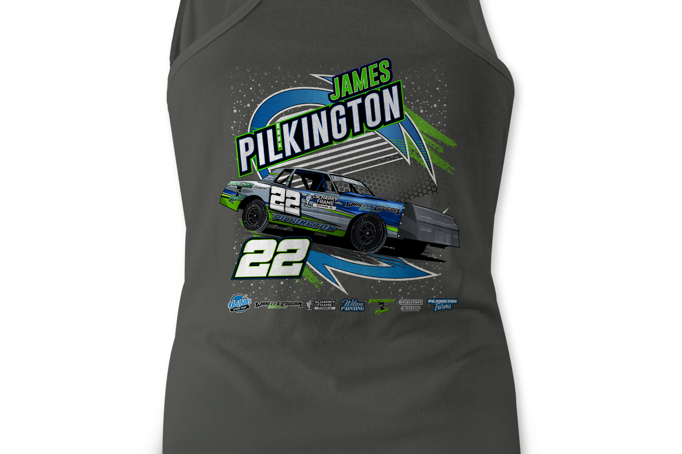 James Pilkington 2023 Tank Tops Black Acid Apparel