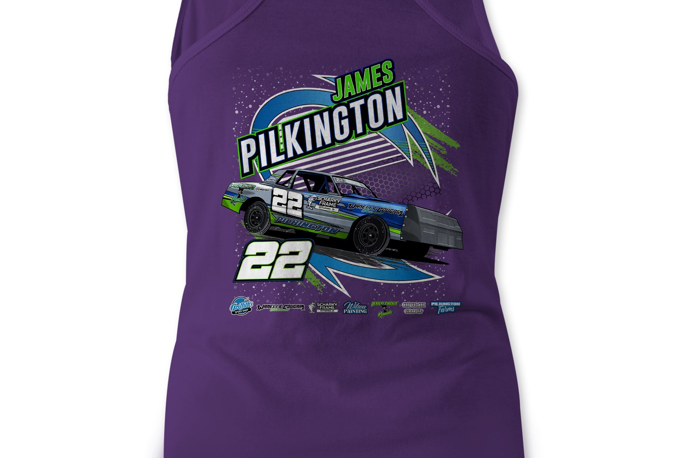 James Pilkington 2023 Tank Tops Black Acid Apparel
