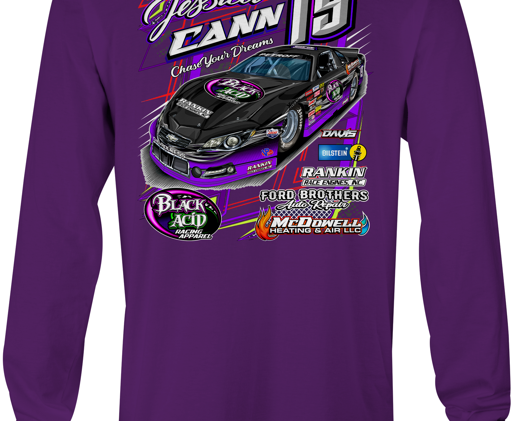 Jessica Cann 2022 Long Sleeves Black Acid Apparel