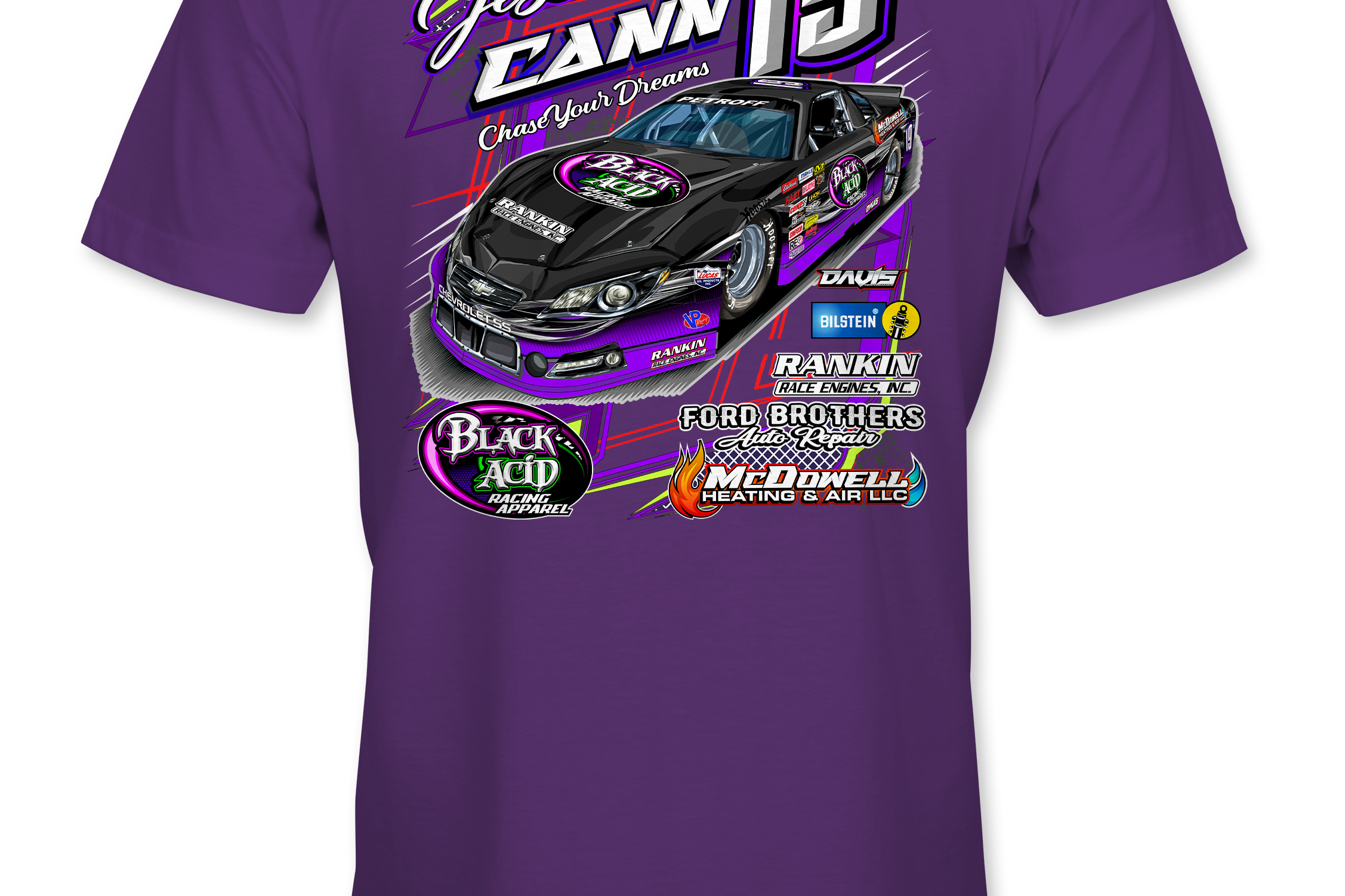 Jessica Cann 2022 T-Shirts Black Acid Apparel