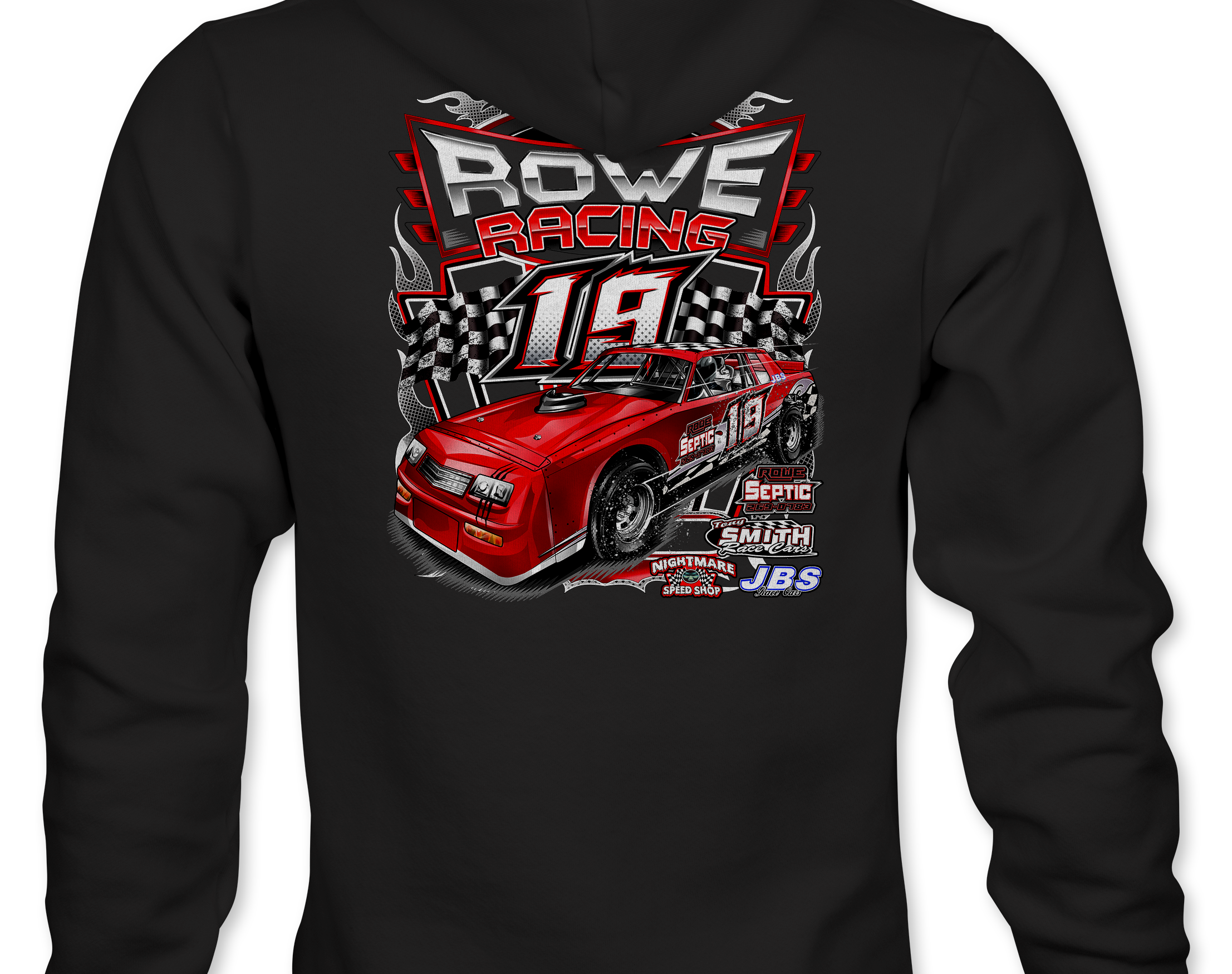 Jonathan Rowe 2023 Hoodies Black Acid Apparel