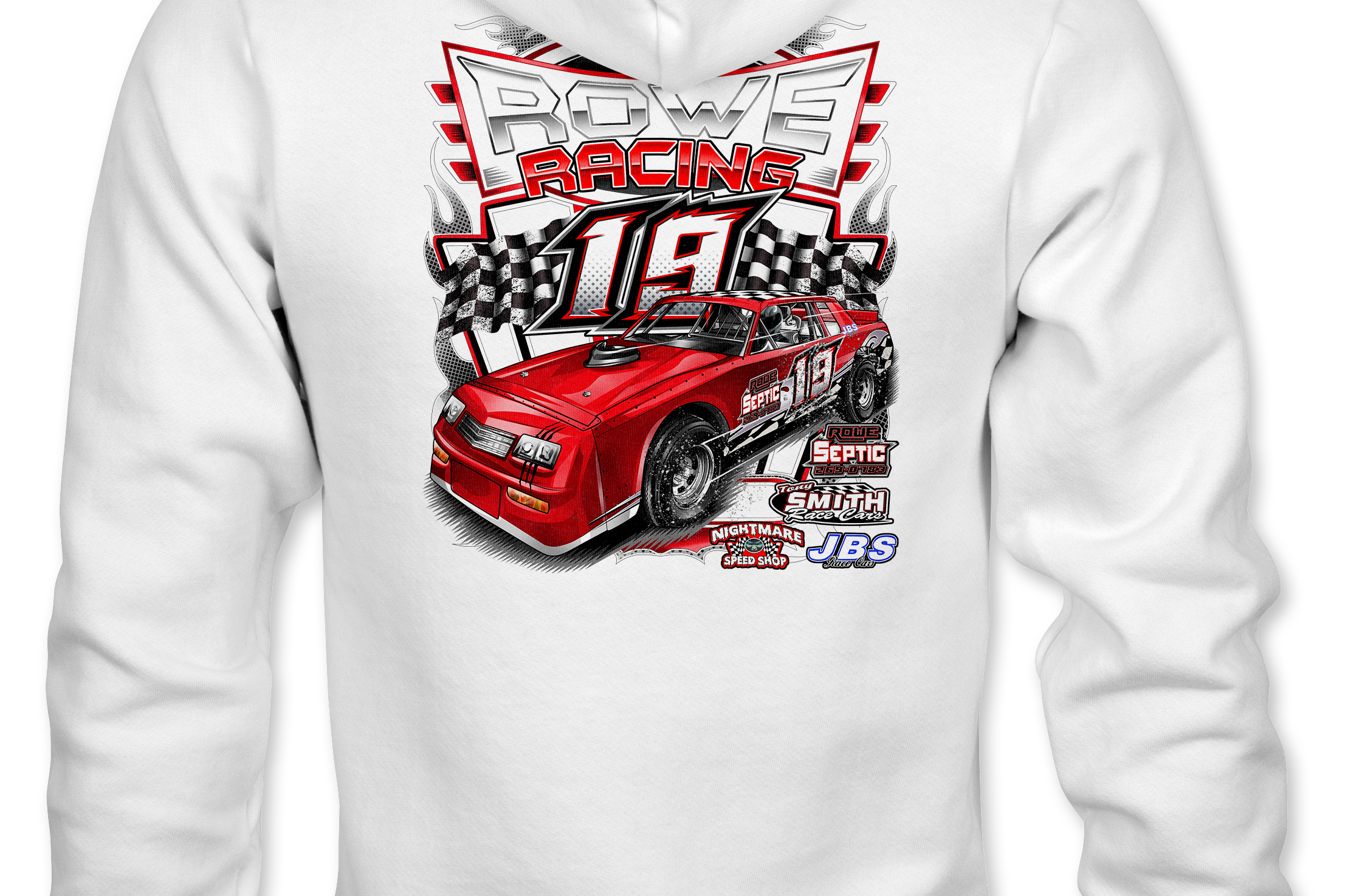 Jonathan Rowe 2023 Hoodies Black Acid Apparel