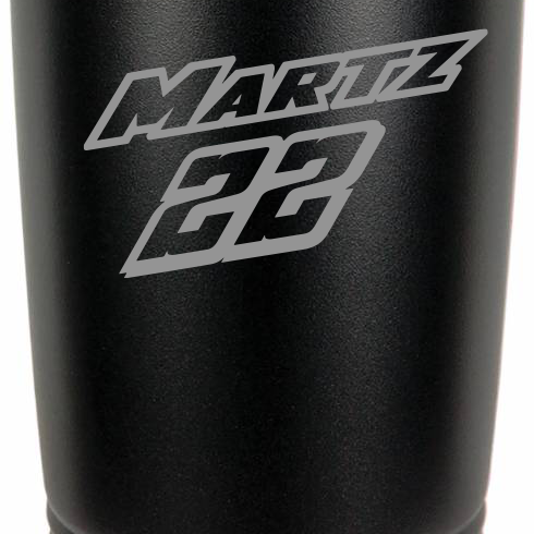 Justin Martz Tumblers Black Acid Apparel