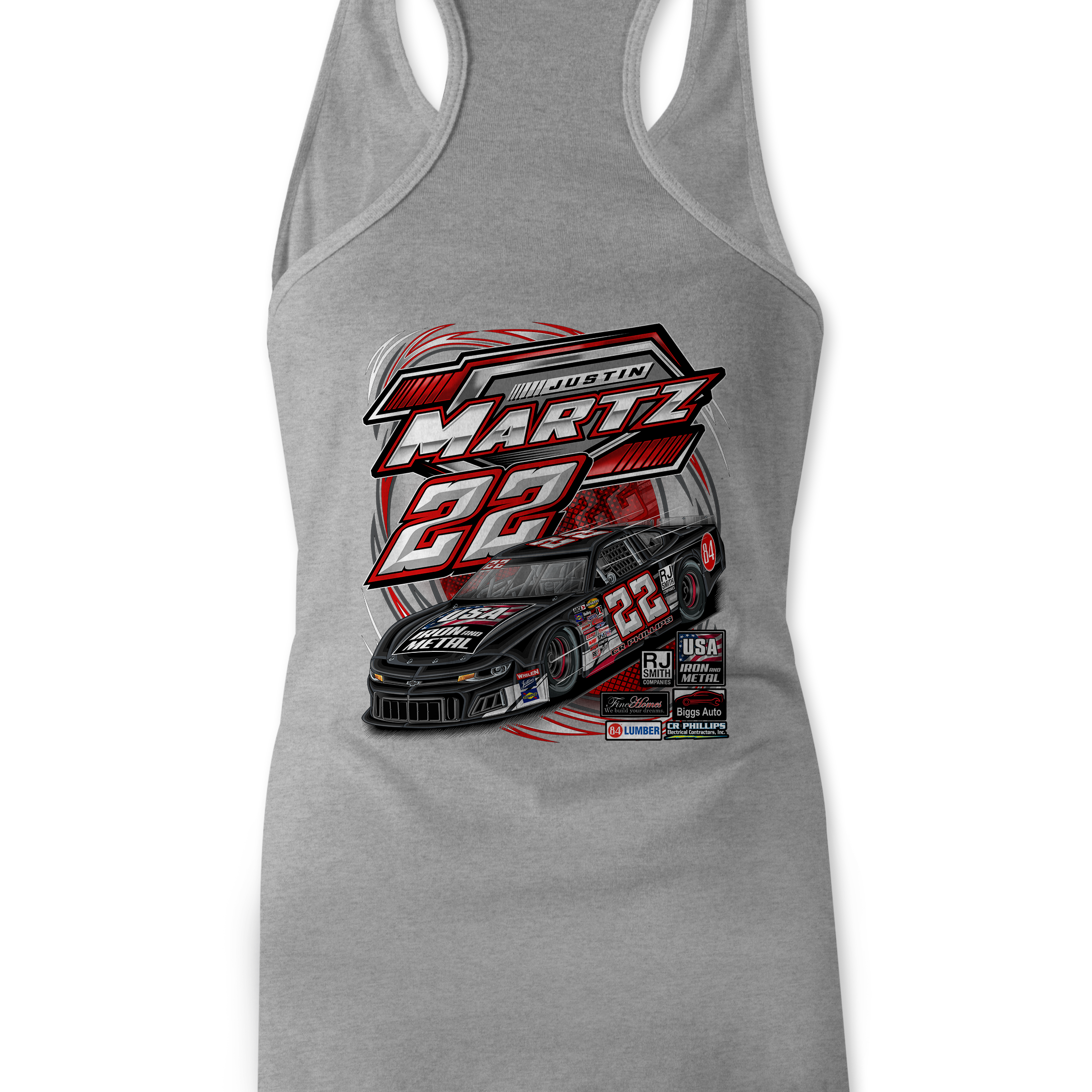 Justin Martz 2023 Tank Tops Black Acid Apparel