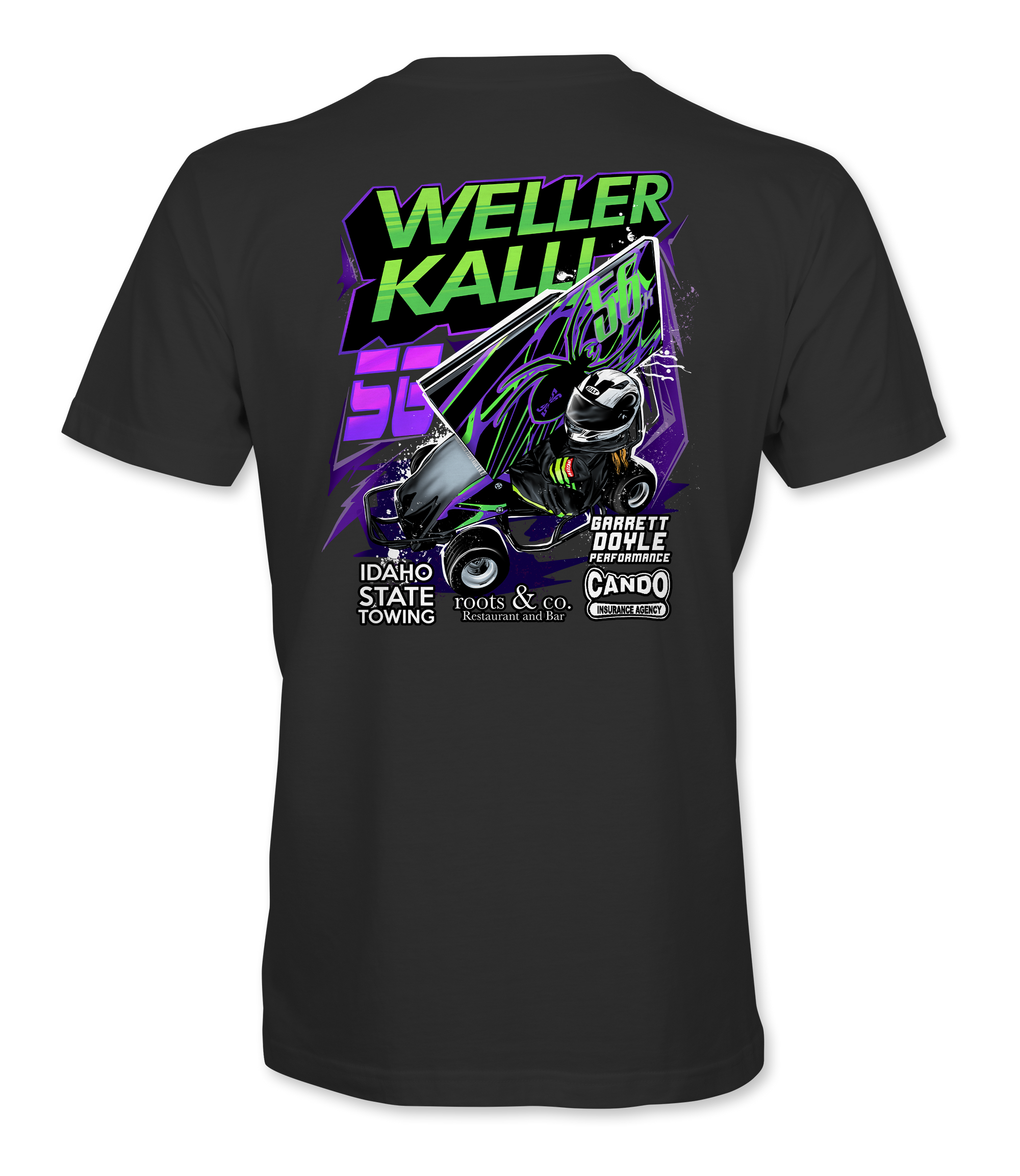 Kalli Weller T-Shirts Black Acid Apparel