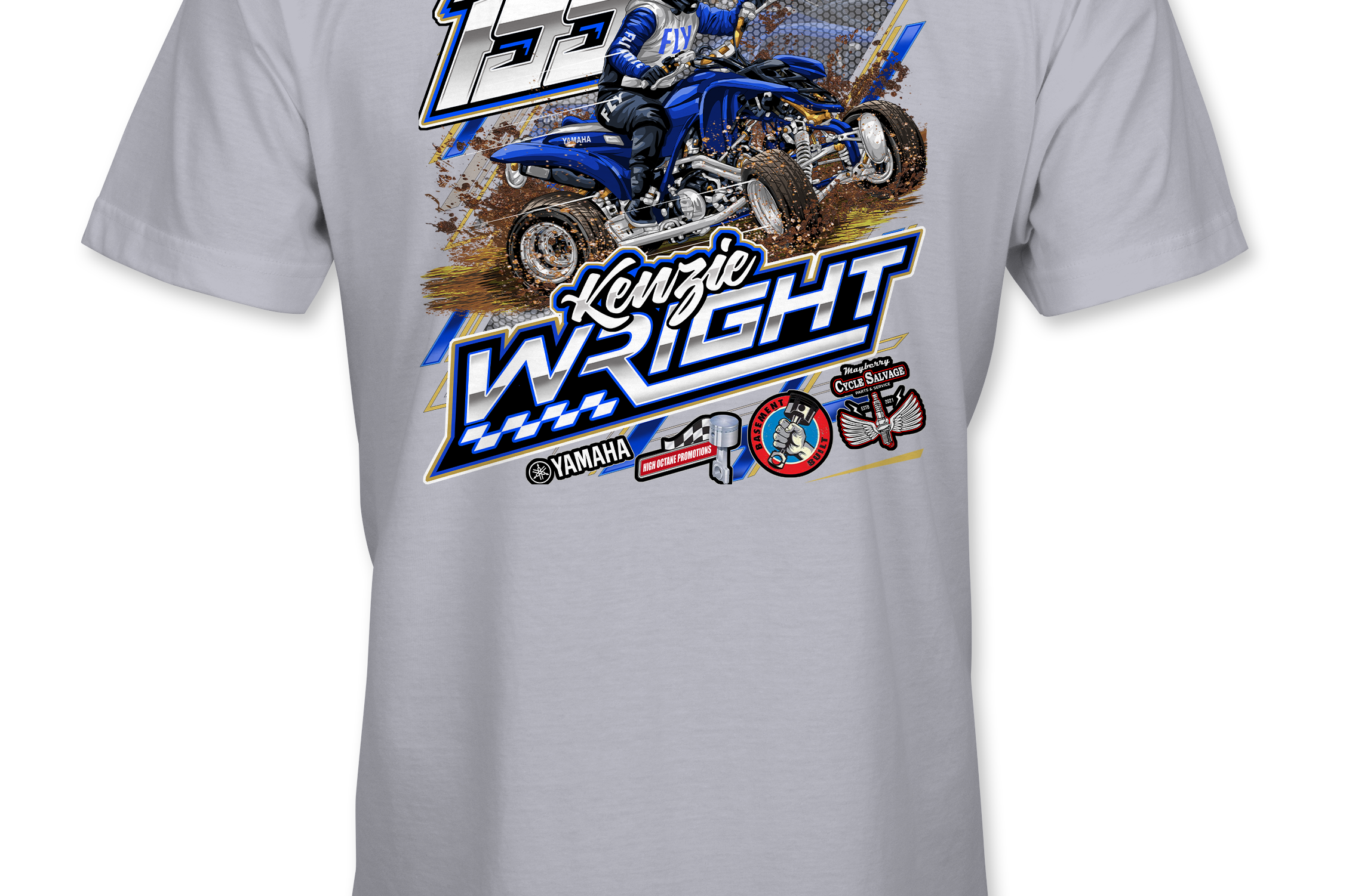 Kenzie Wright T-Shirts Black Acid Apparel